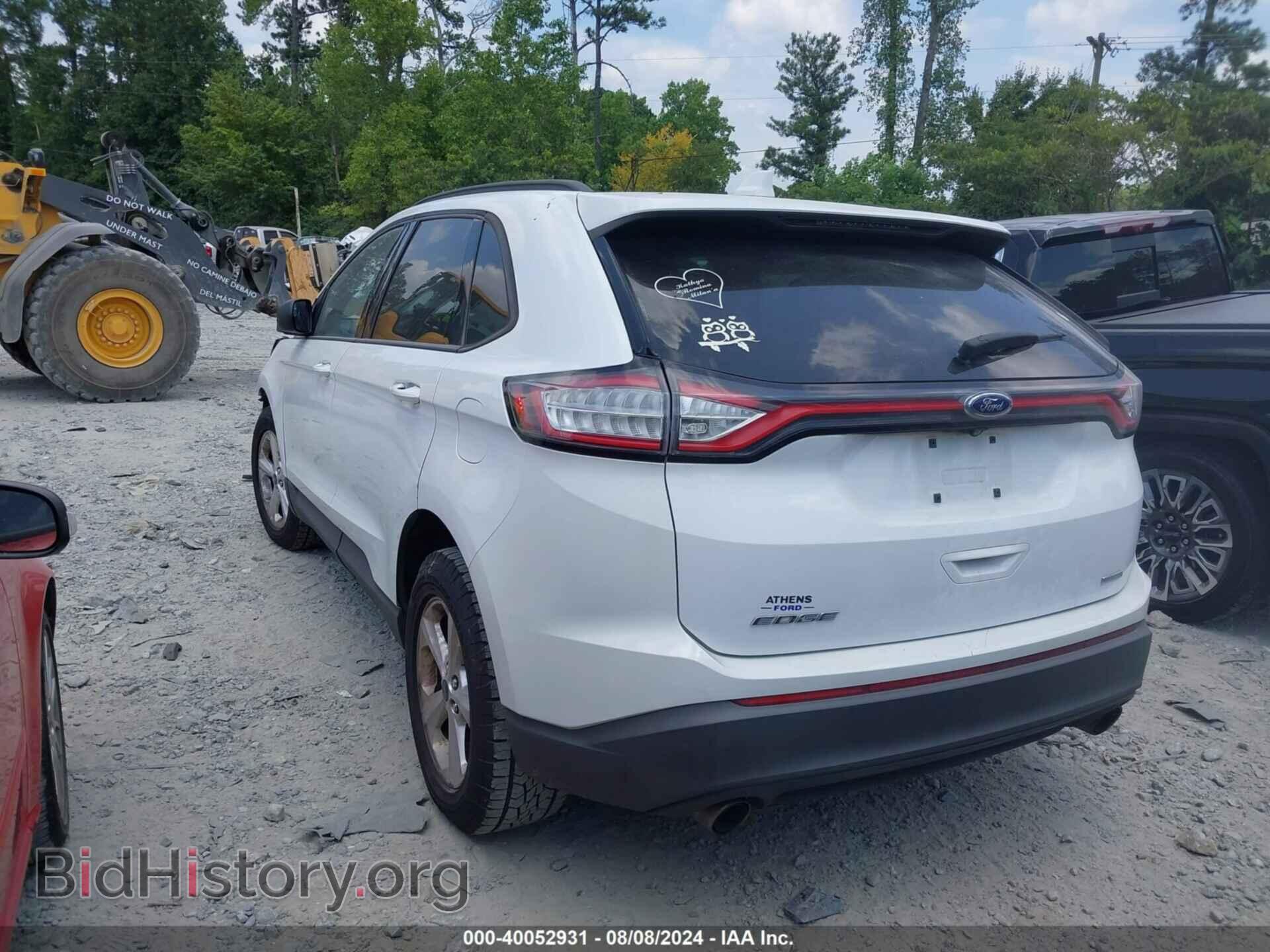 2015 FORD EDGE - VIN: 2FMTK3G99FBC28904 - Photo 3