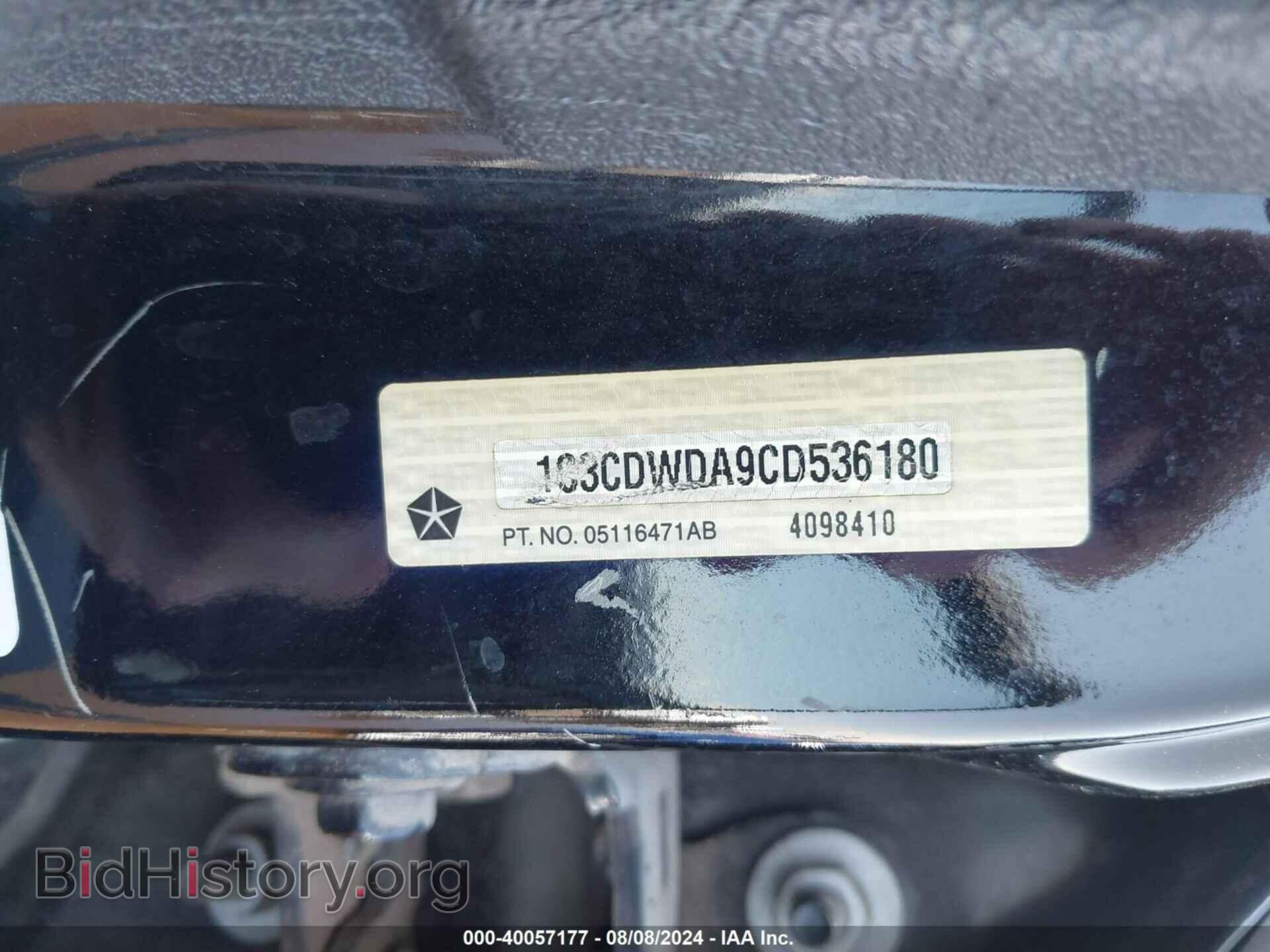 2012 DODGE CALIBER - VIN: 1C3CDWDA9CD536180 - Photo 9