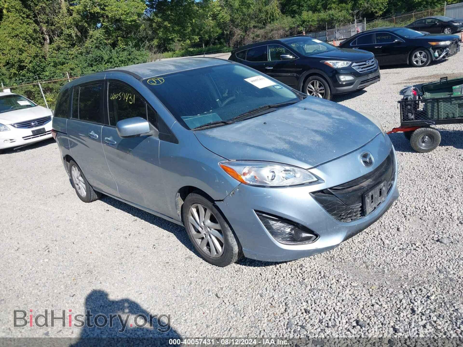 Photo JM1CW2BL4C0129765 - MAZDA MAZDA5 2012