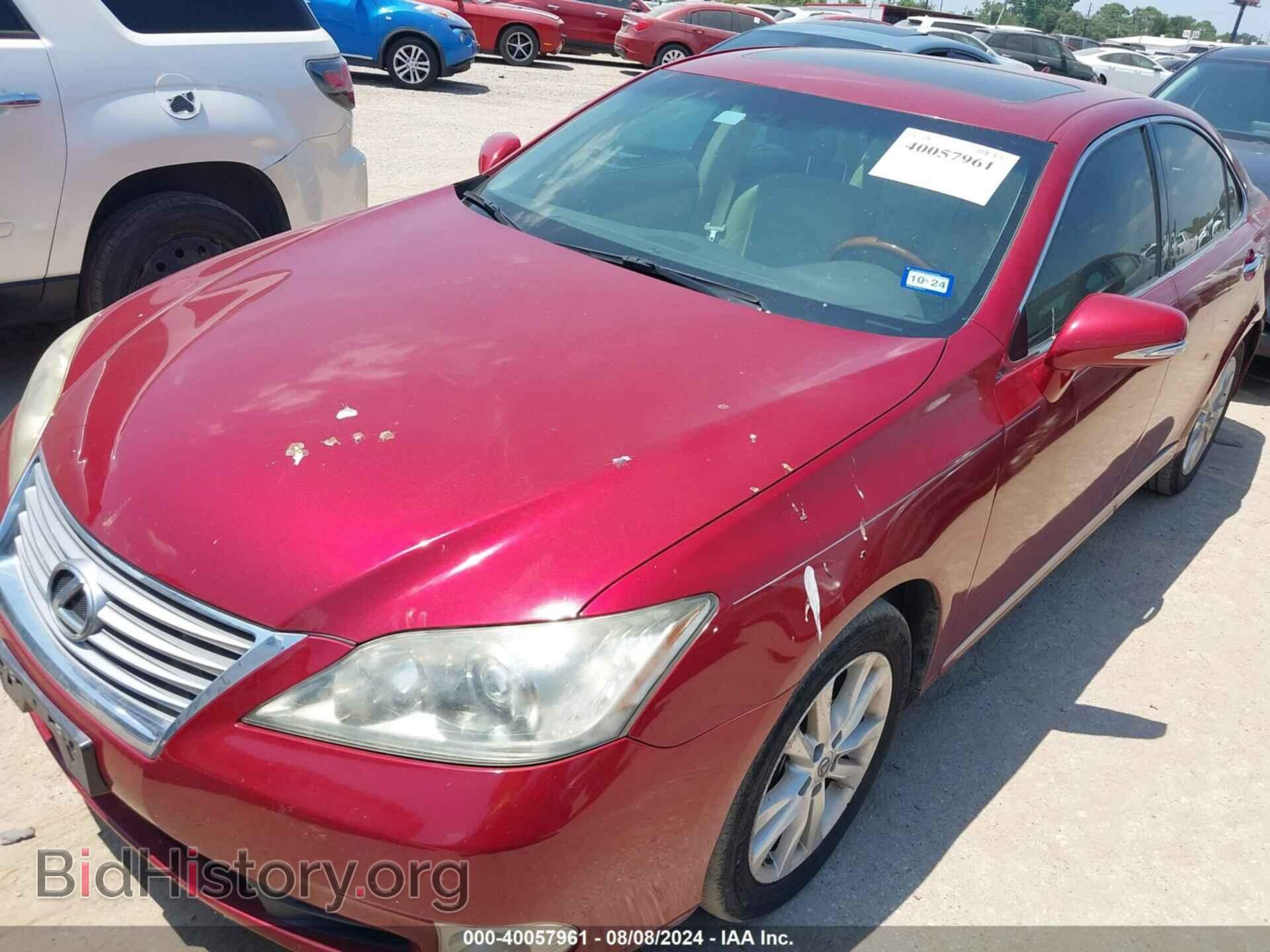 2011 LEXUS ES 350 - VIN: JTHBK1EG8B2472452 - Фото 2