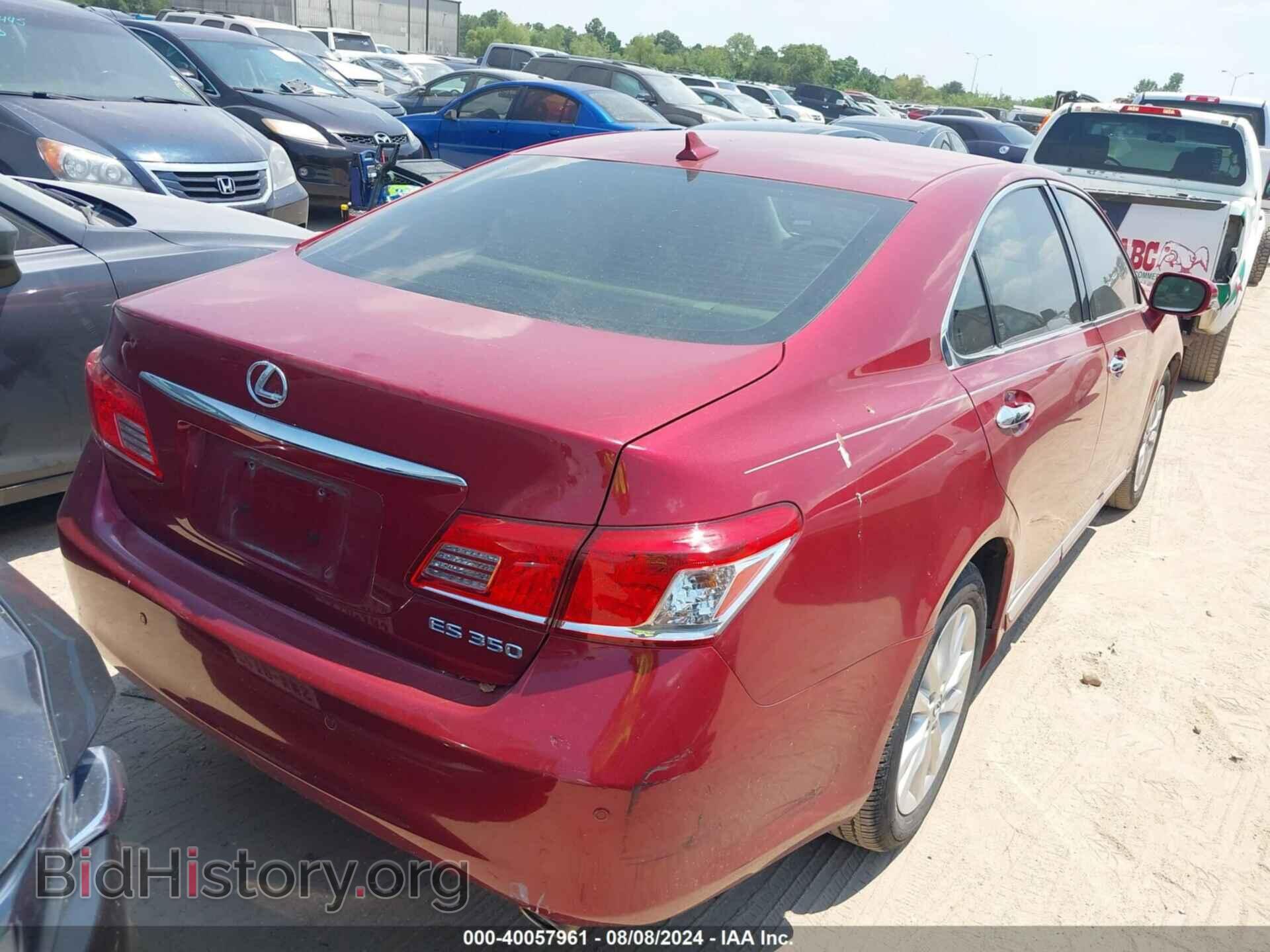 2011 LEXUS ES 350 - VIN: JTHBK1EG8B2472452 - Фото 4