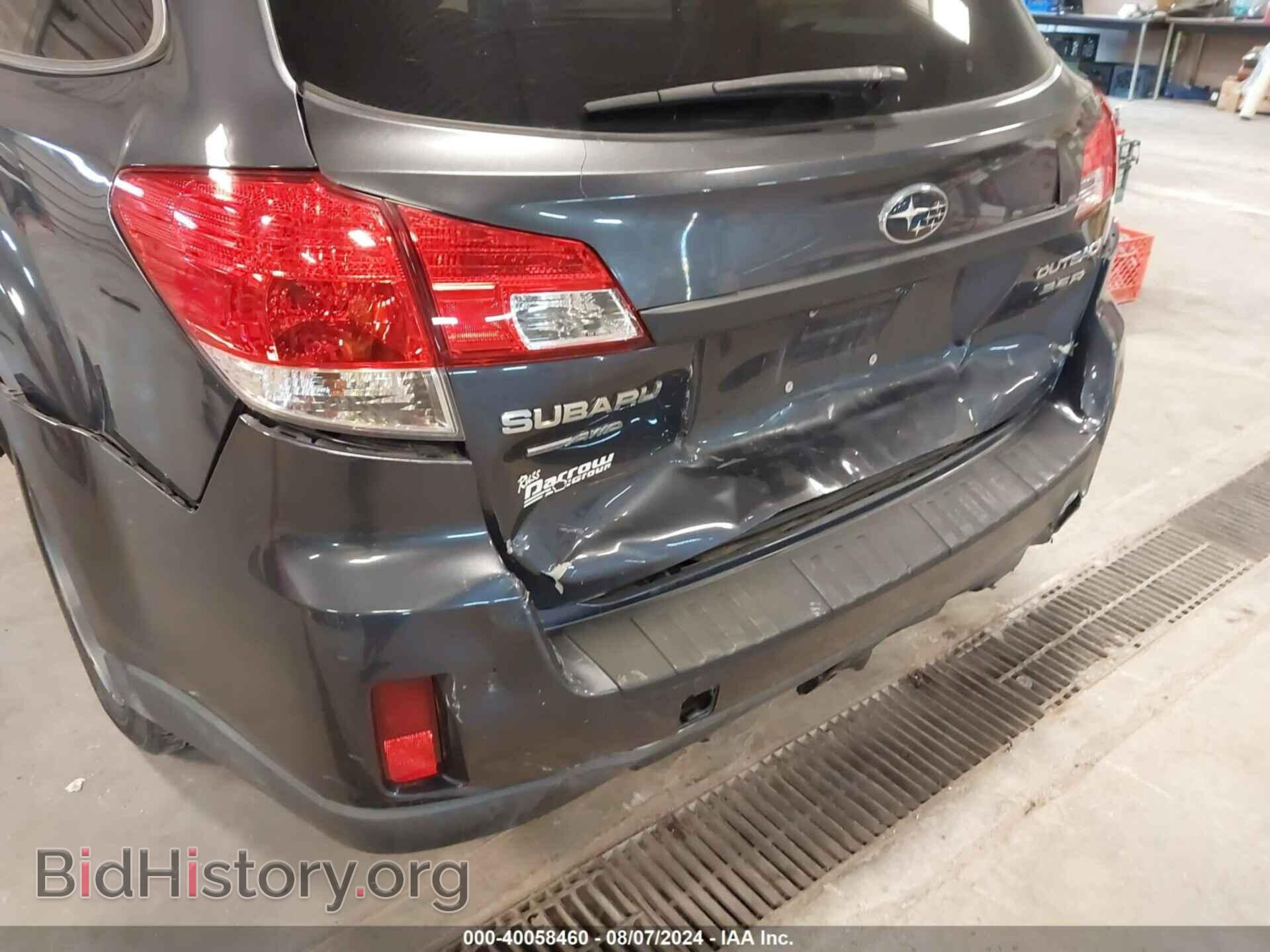 2010 SUBARU OUTBACK - VIN: 4S4BREFC0A2322507 - Фото 6