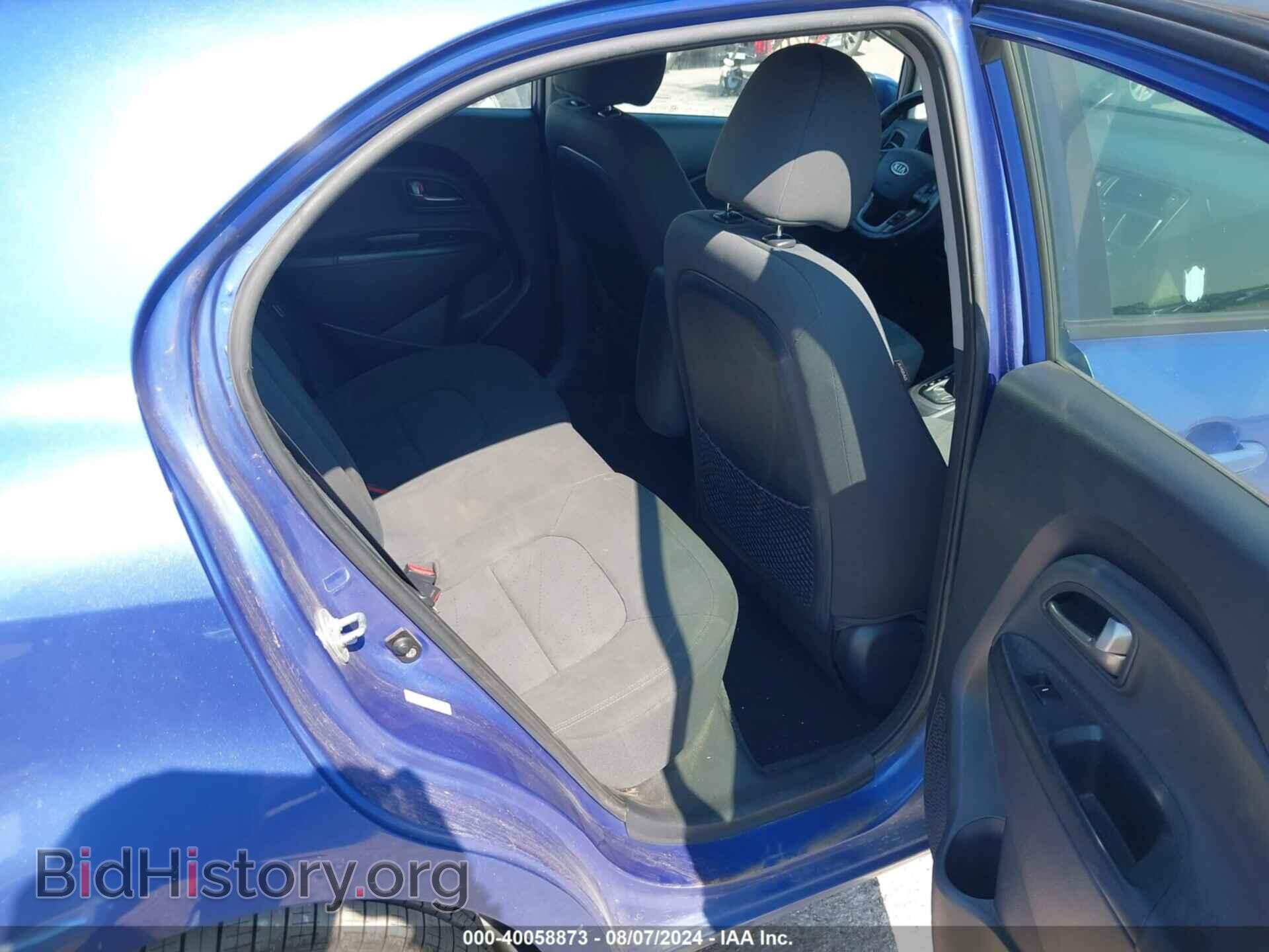 2012 KIA RIO5 - VIN: KNADN5A3XC6019355 - Фото 8