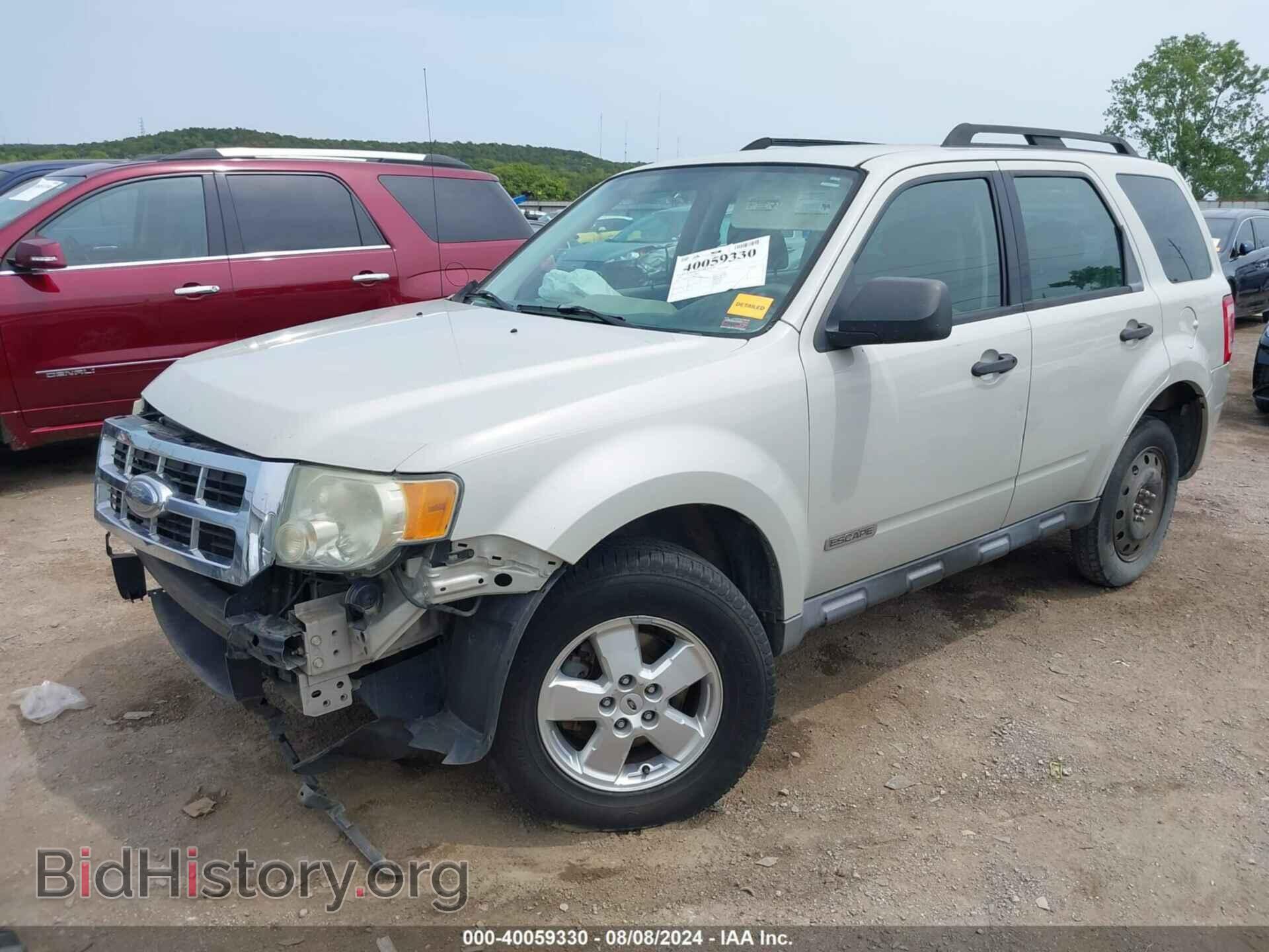 2008 FORD ESCAPE - VIN: 1FMCU02Z38KC24971 - Фото 2