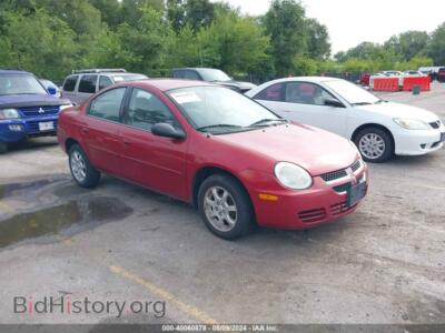 2005 Dodge NEON SXT, красный — VIN 1B3ES56C65D156754, IAAI