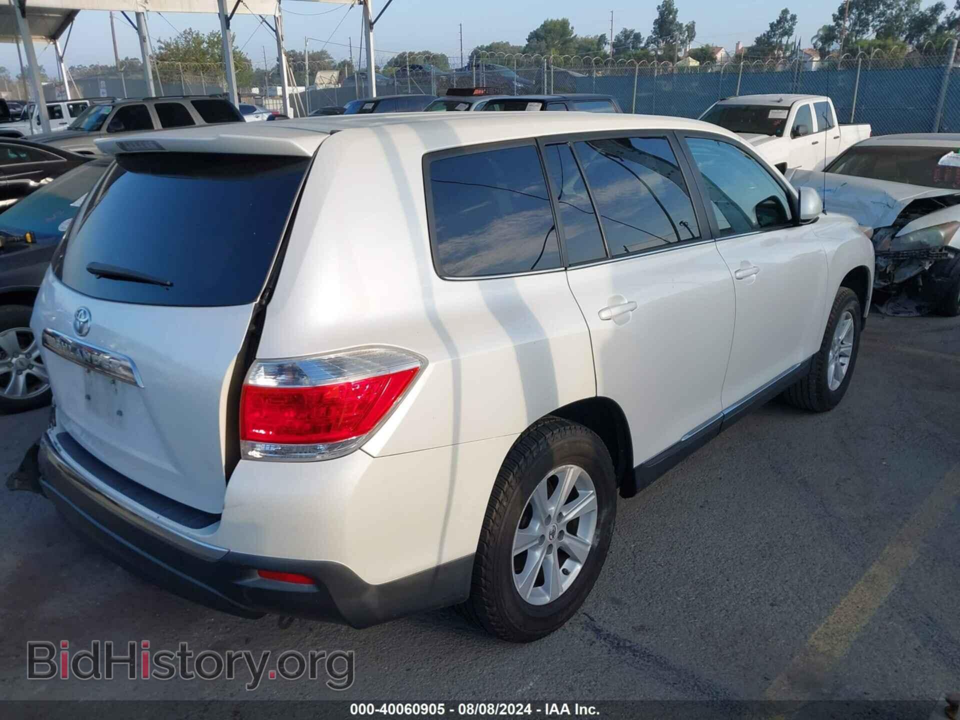 2012 TOYOTA HIGHLANDER - VIN: 5TDZA3EH7CS025497 - Фото 4