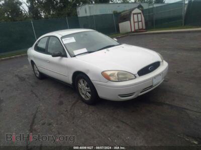 2007 Ford TAURUS SEL, white — VIN 1FAFP56U37A128059, IAAI