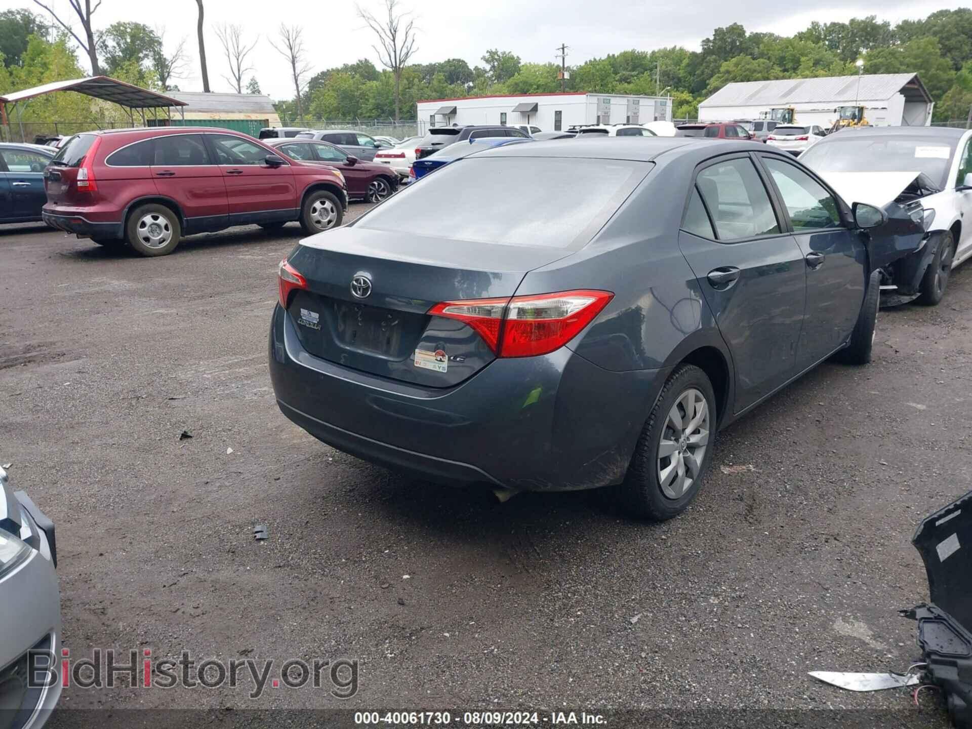 2014 TOYOTA COROLLA - VIN: 2T1BURHE6EC049623 - Фото 4
