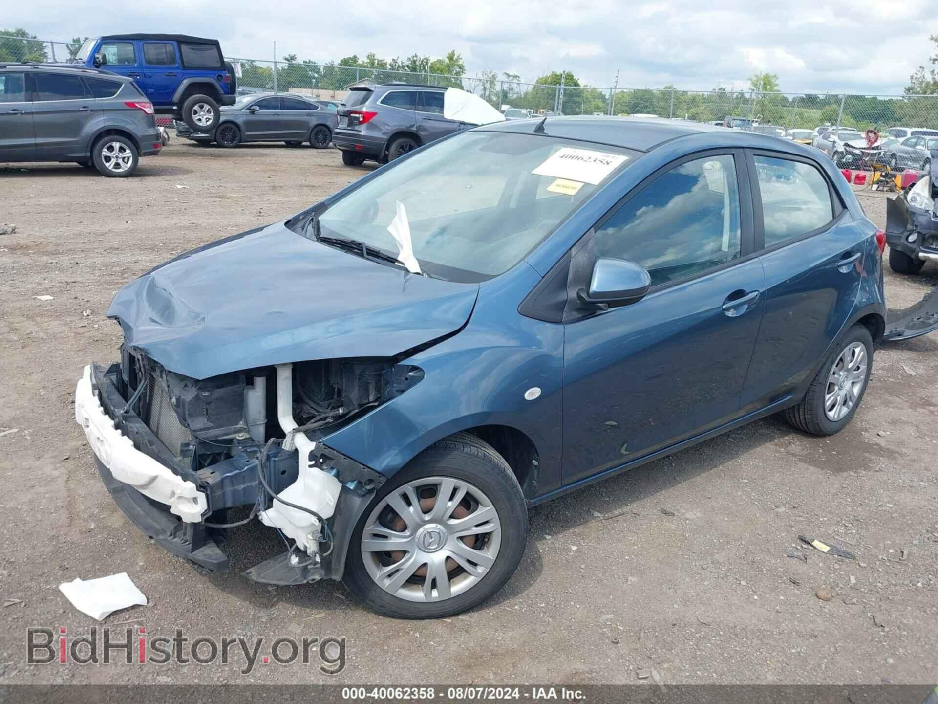 2014 MAZDA MAZDA2 - VIN: JM1DE1KZ1E0185980 - Фото 2