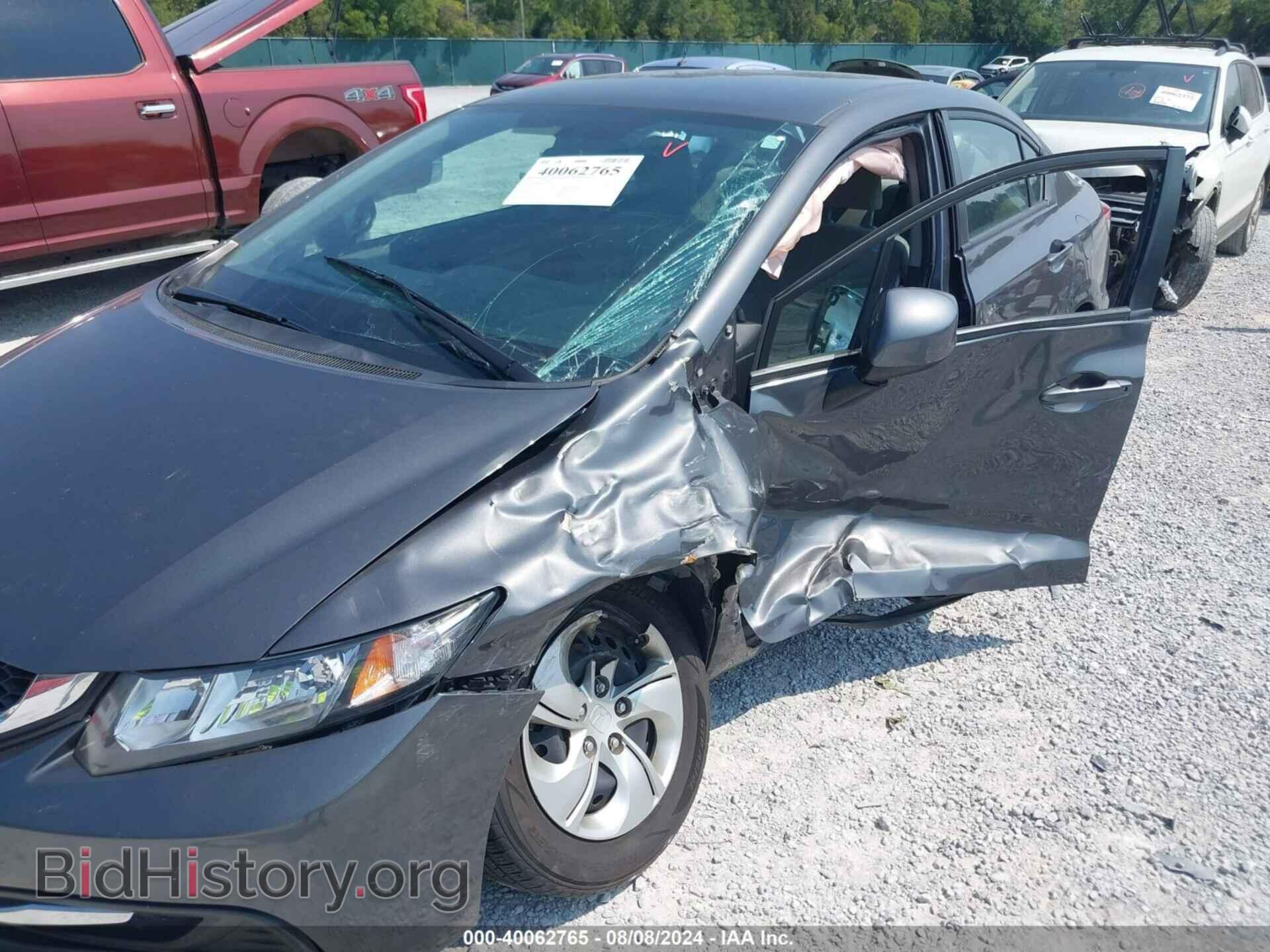 2013 HONDA CIVIC - VIN: 2HGFB2F50DH595678 - Фото 6