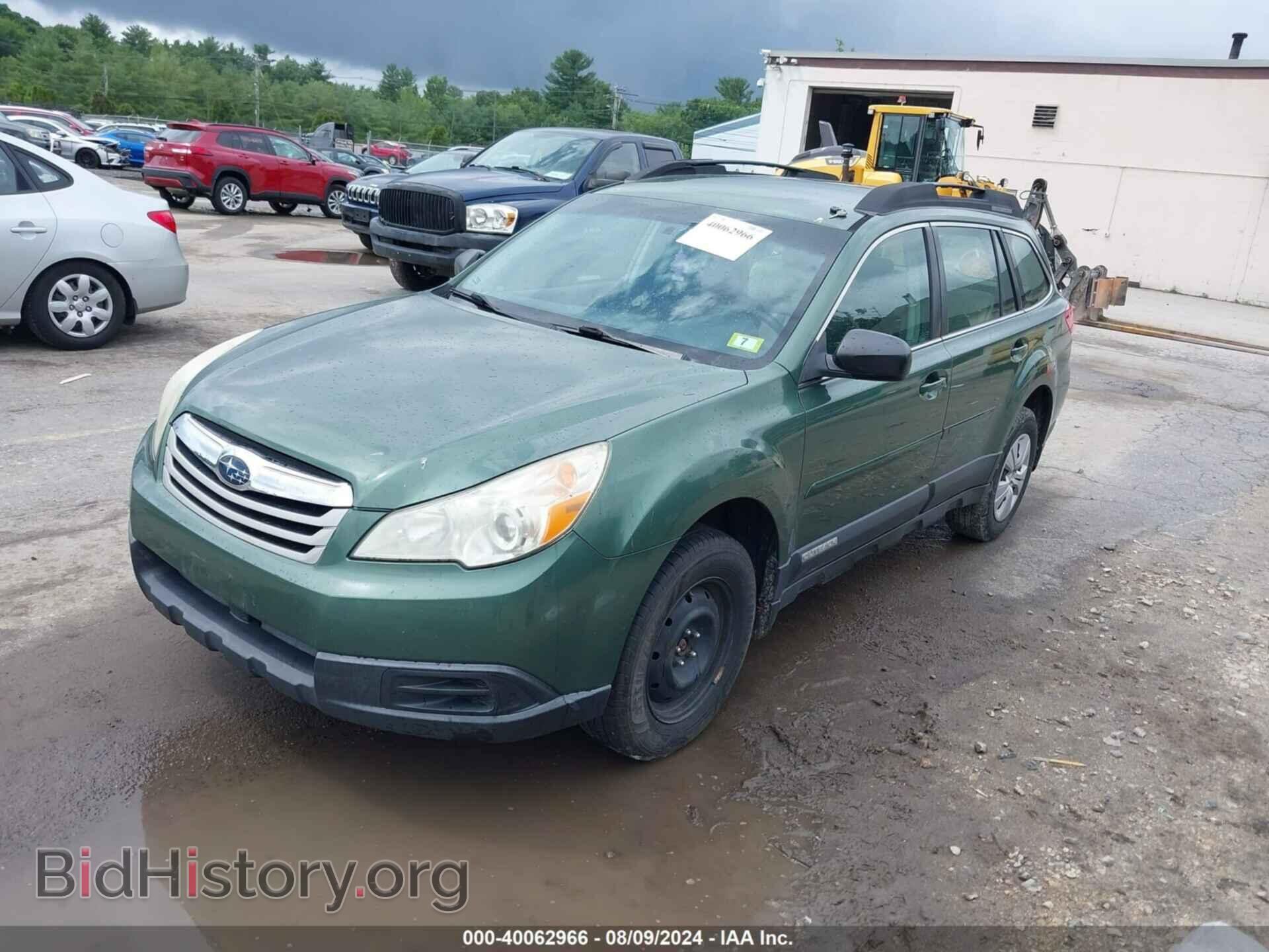 2011 SUBARU OUTBACK - VIN: 4S4BRBAC9B3371609 - Фото 2