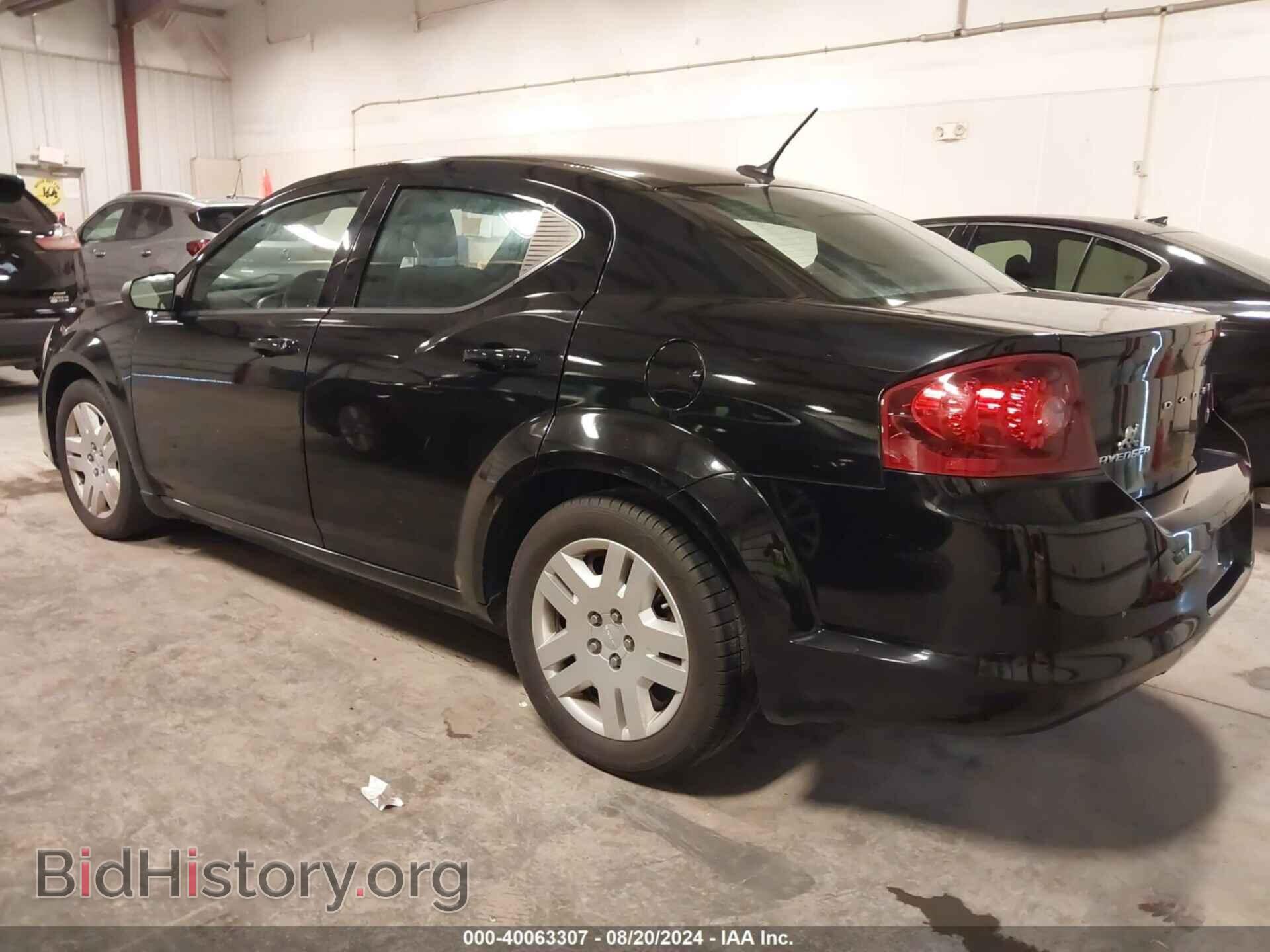 2013 DODGE AVENGER - VIN: 1C3CDZAB3DN725496 - Фото 3