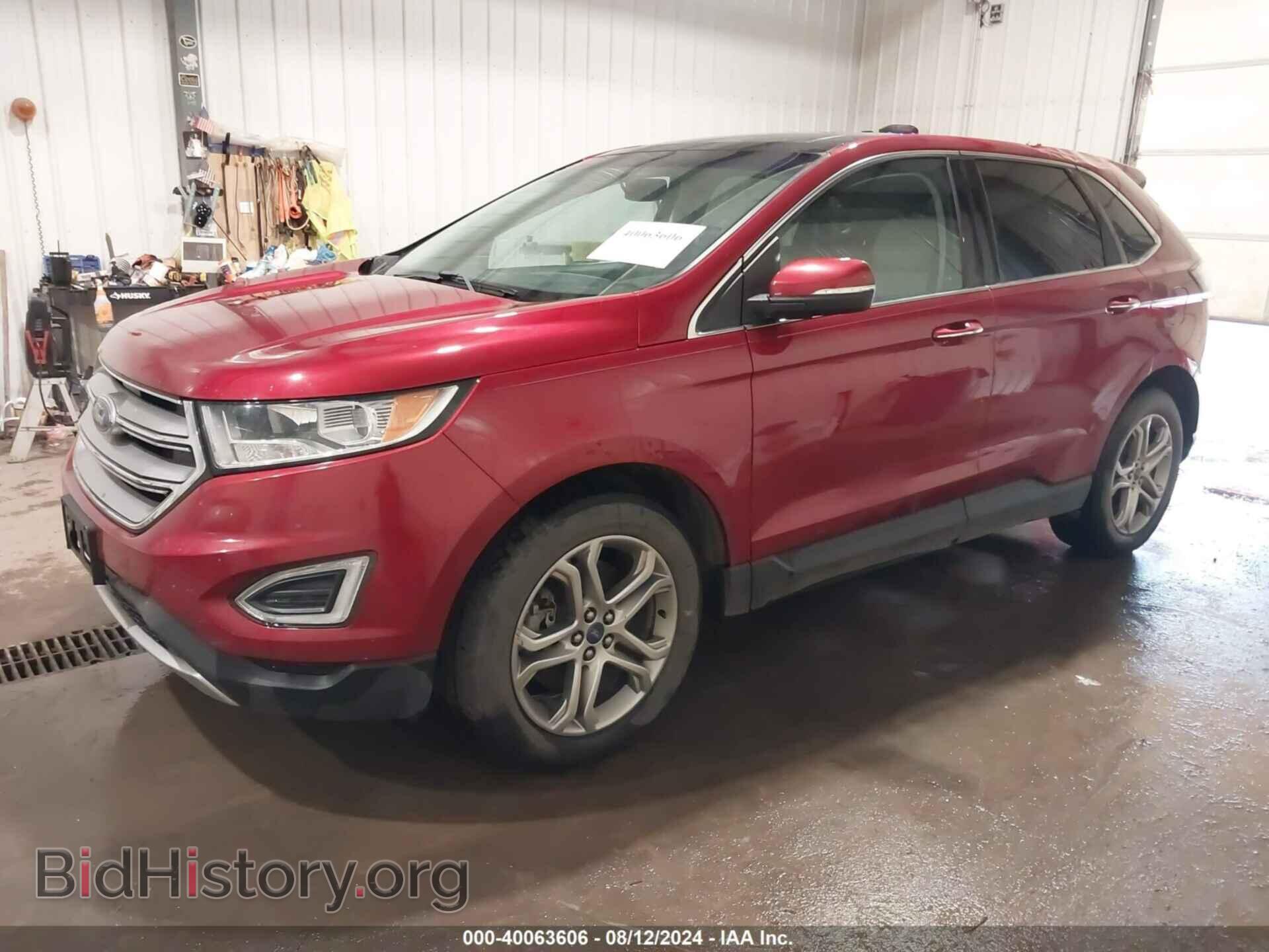 2015 FORD EDGE - VIN: 2FMTK4K80FBB13337 - Фото 2