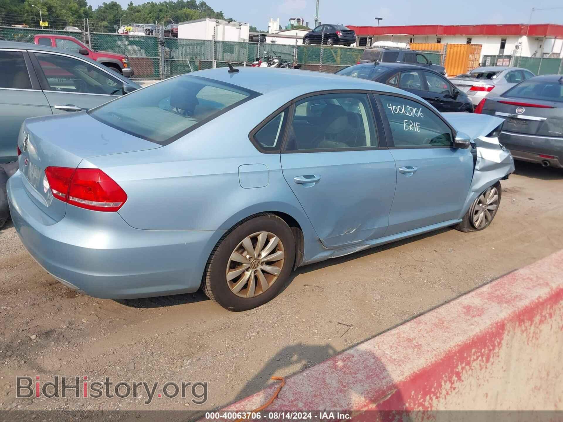 2012 VOLKSWAGEN PASSAT - VIN: 1VWAP7A33CC062607 - Фото 4