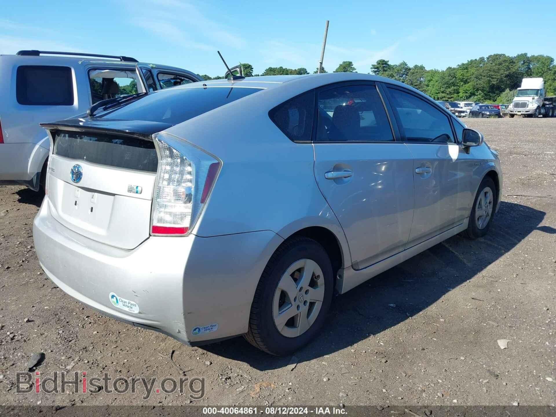 2011 TOYOTA PRIUS - VIN: JTDKN3DU2B0249301 - Фото 4
