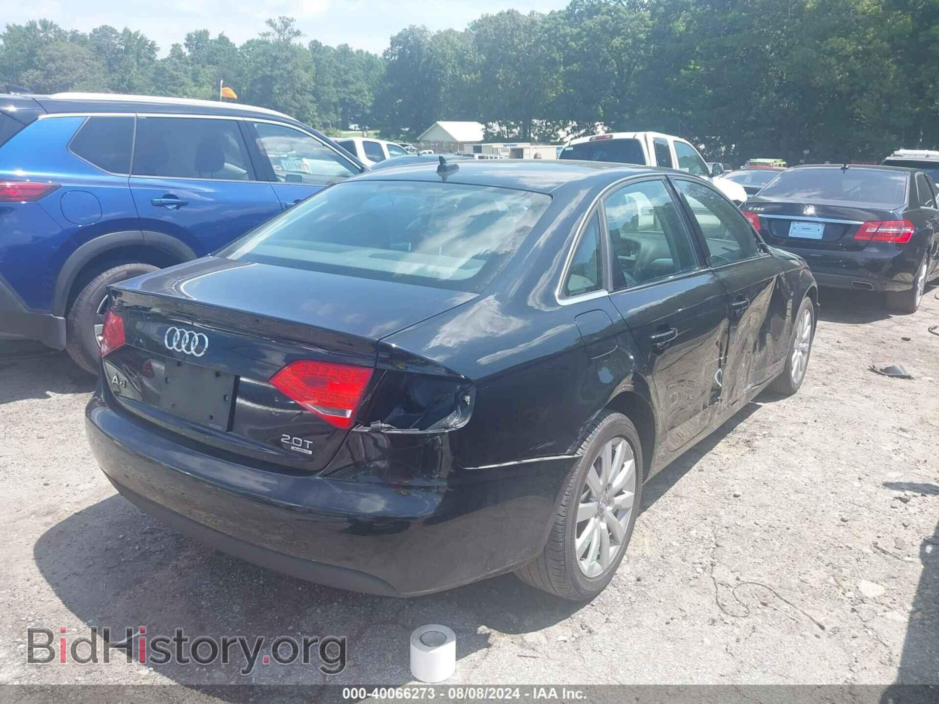 2012 AUDI A4 - VIN: WAUBFAFL3CN014039 - Фото 4