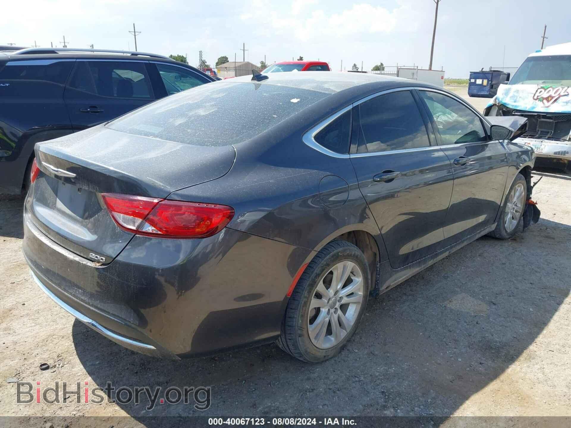 2016 CHRYSLER 200 - VIN: 1C3CCCAB2GN191282 - Фото 4