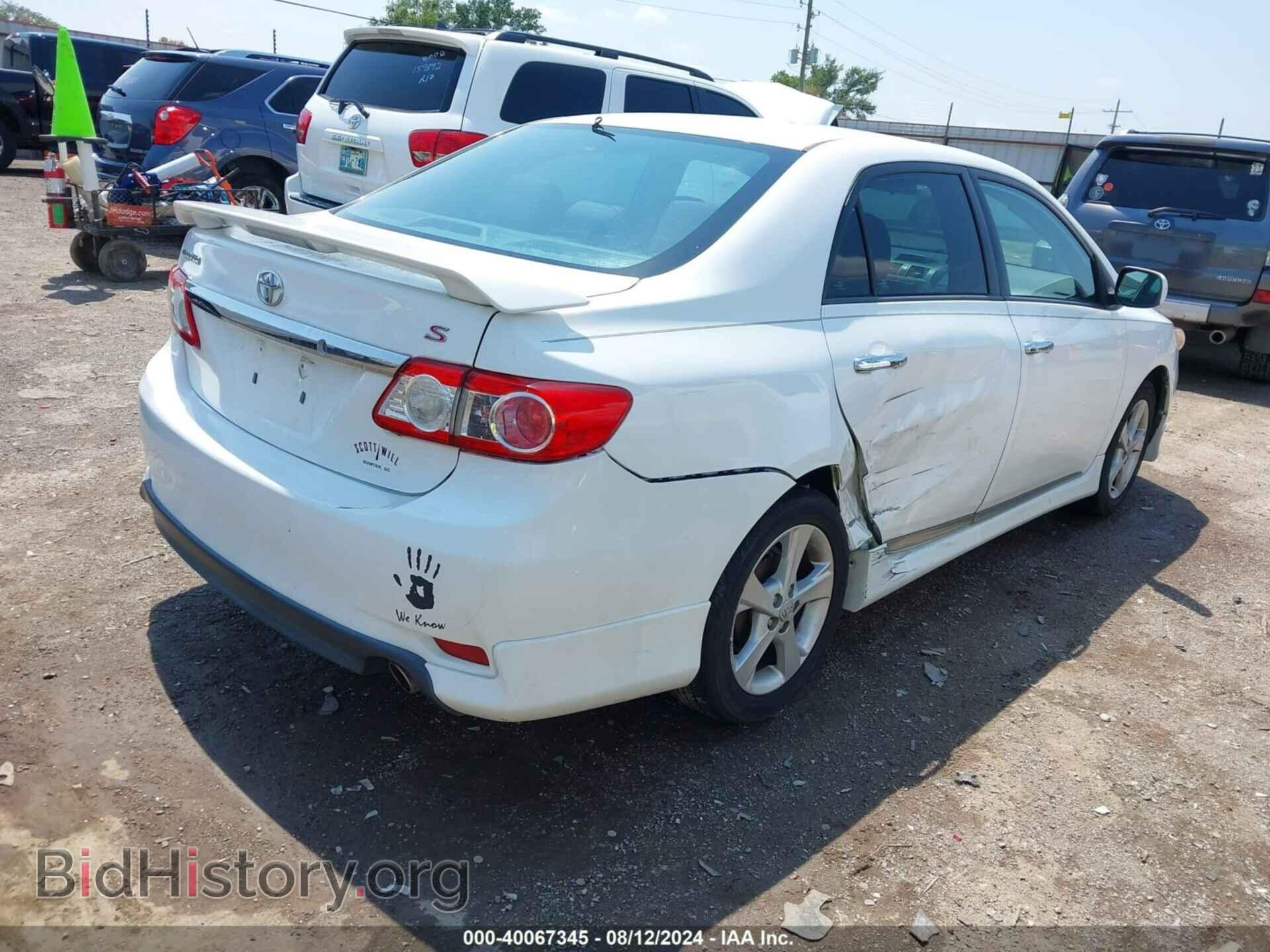 2013 TOYOTA COROLLA - VIN: 5YFBU4EEXDP187655 - Фото 4