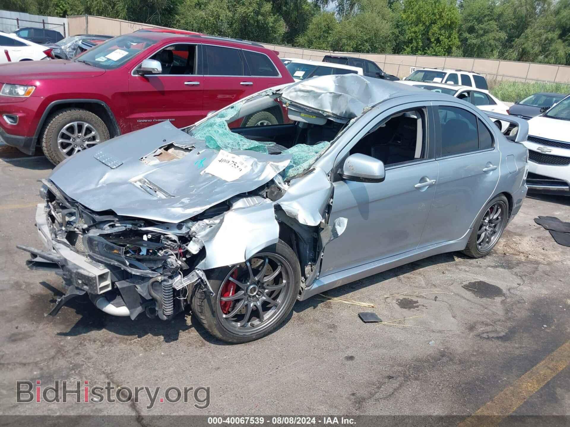 2008 MITSUBISHI LANCER EVOLUTION - VIN: JA3AW56V98U051048 - Фото 2