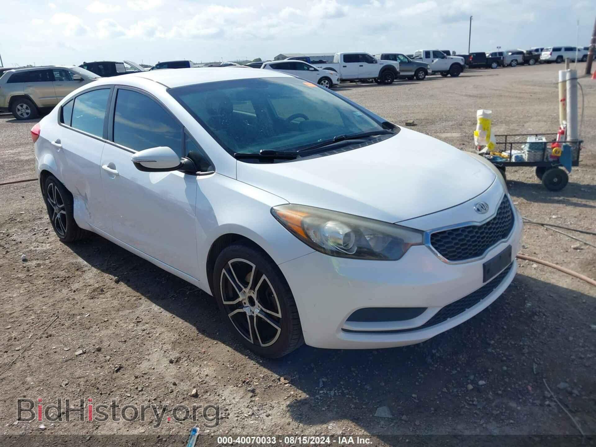 Photo KNAFX4A62E5101208 - KIA FORTE 2014