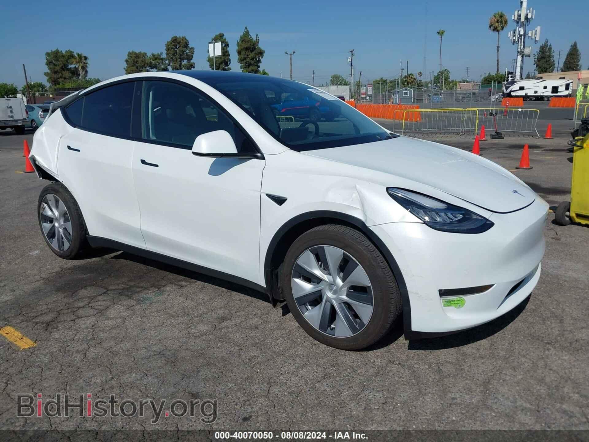 Photo 7SAYGDEE0NA022857 - TESLA MODEL Y 2022