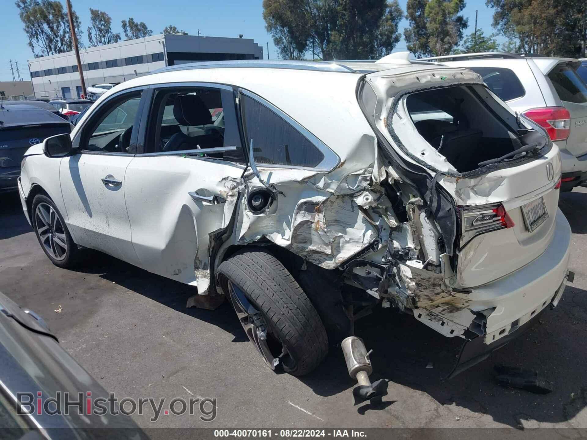 2017 ACURA MDX - VIN: 5FRYD3H86HB012054 - Фото 3