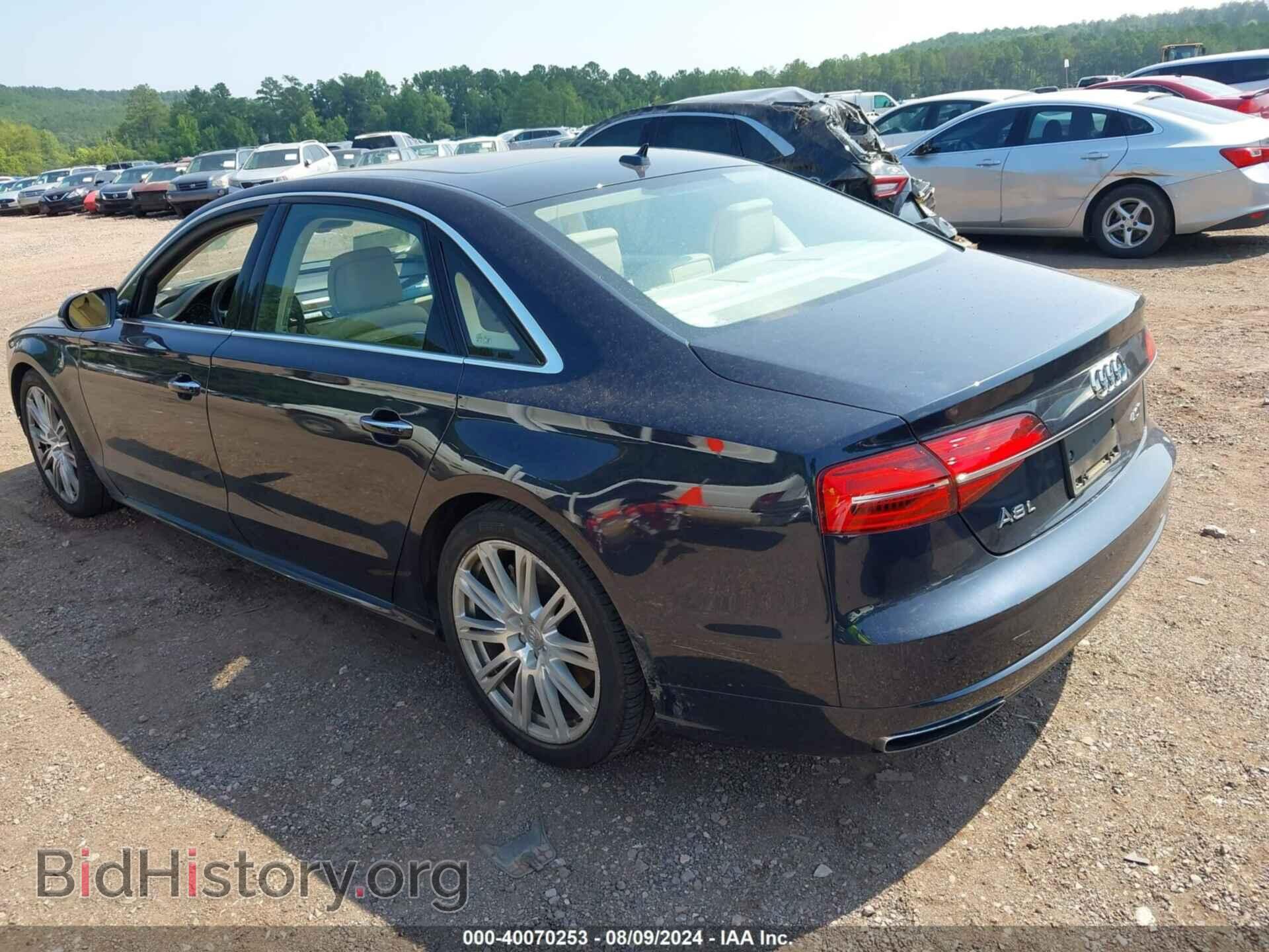 2016 AUDI A8 L - VIN: WAU43AFD6GN005447 - Фото 3