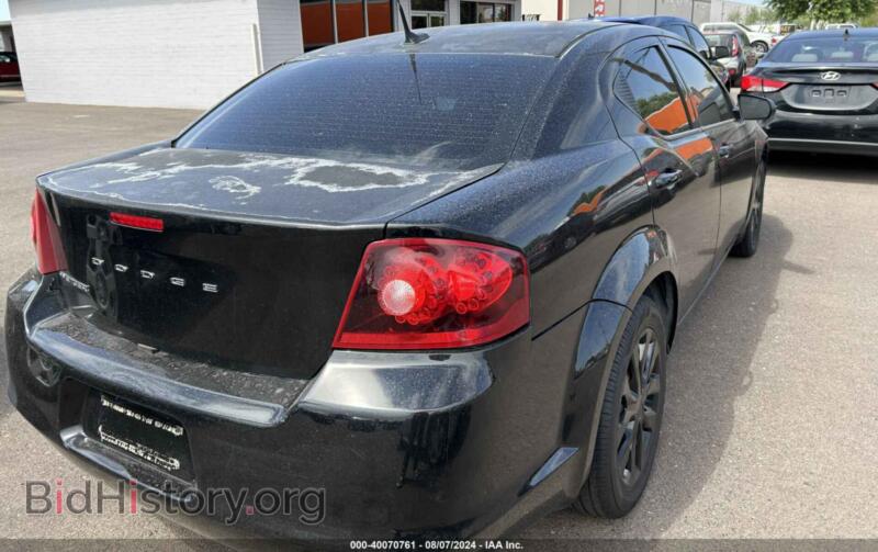 2012 Dodge AVENGER (VIN 1C3CDZAB9CN227690) — фото 4 из 14
