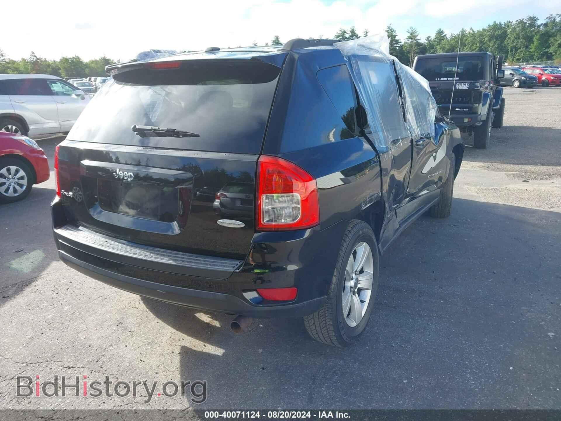 2012 JEEP COMPASS - VIN: 1C4NJDEB6CD537747 - Фото 4
