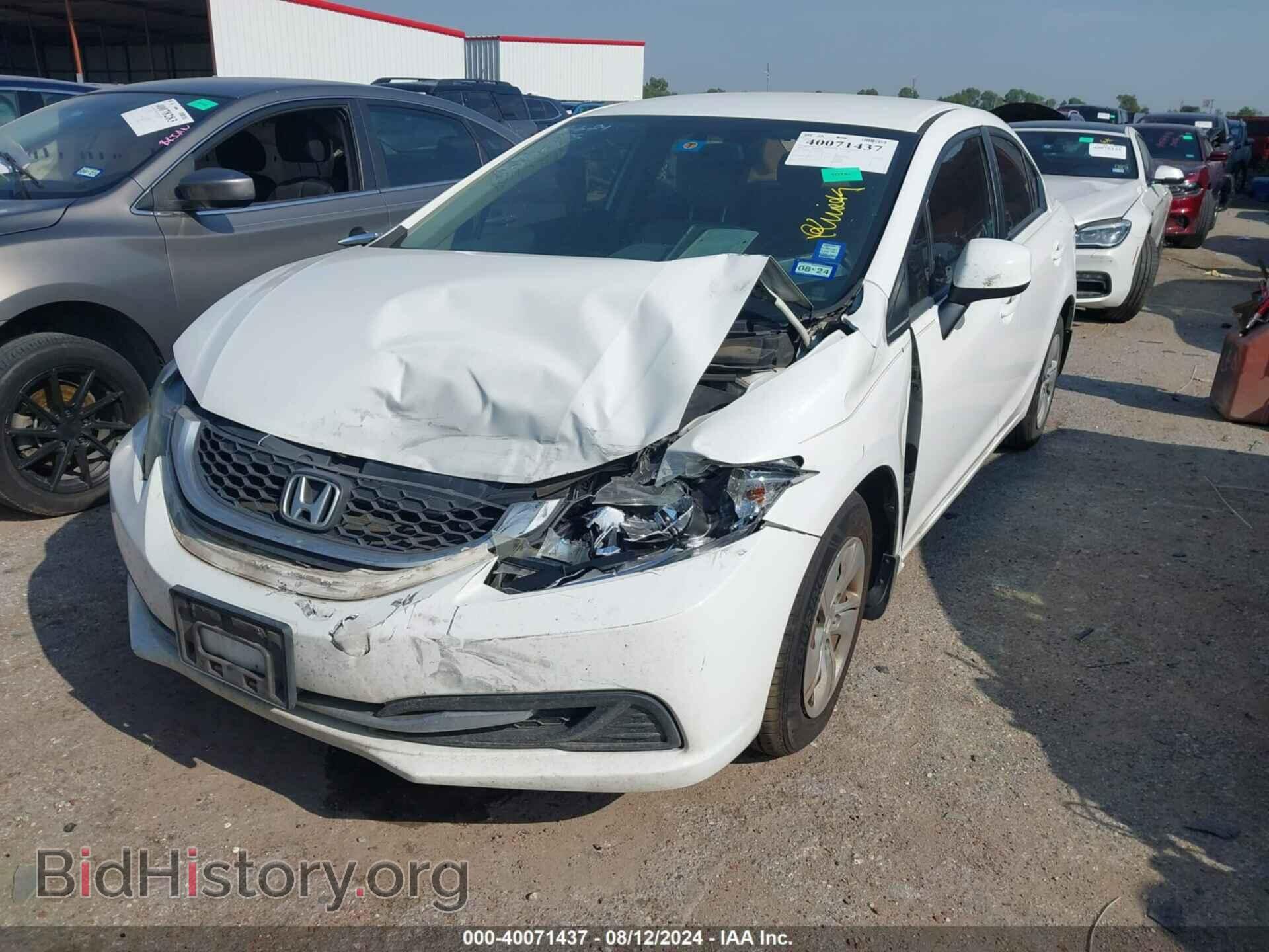 2013 HONDA CIVIC - VIN: 2HGFB2F53DH556101 - Фото 2