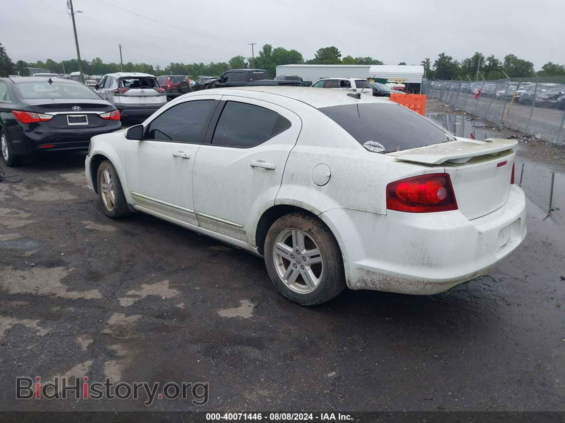 2013 DODGE AVENGER - VIN: 1C3CDZCG8DN663442 - Фото 3