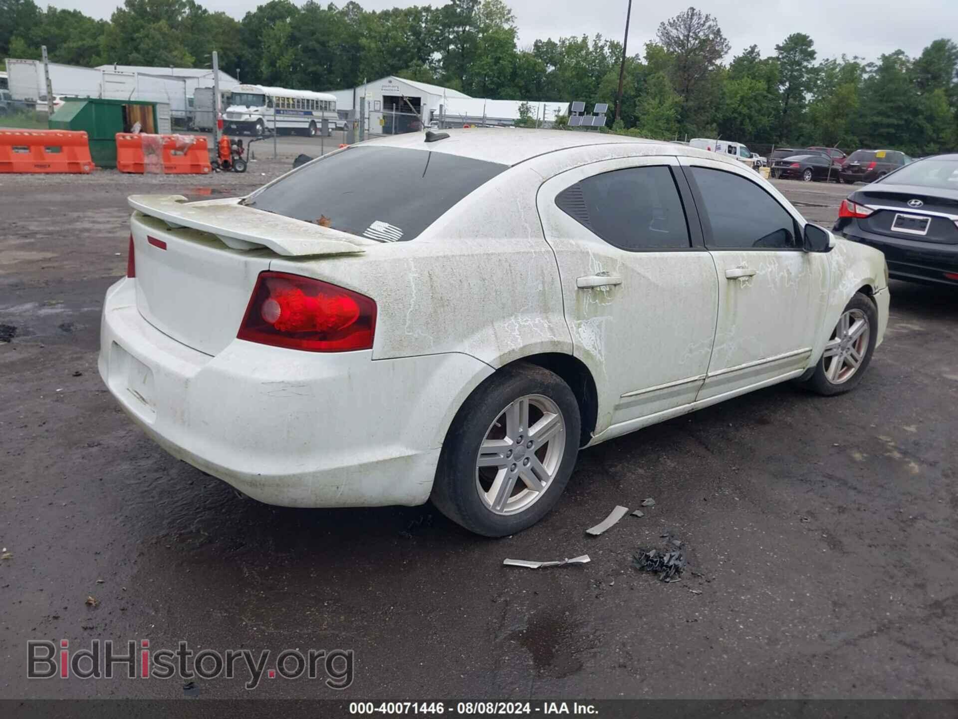 2013 DODGE AVENGER - VIN: 1C3CDZCG8DN663442 - Фото 4