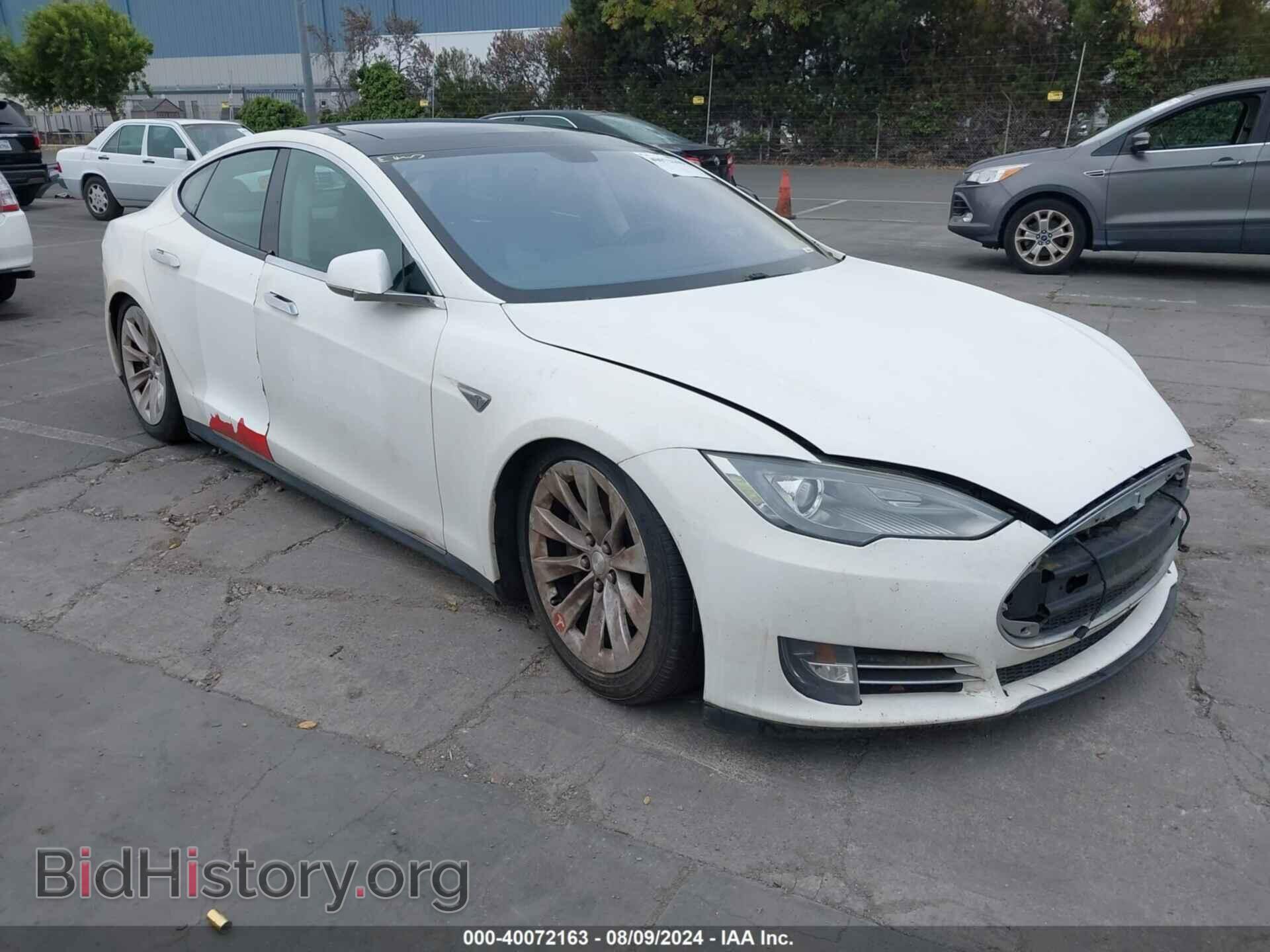 Фотография 5YJSA1H14EFP36571 - TESLA MODEL S 2014