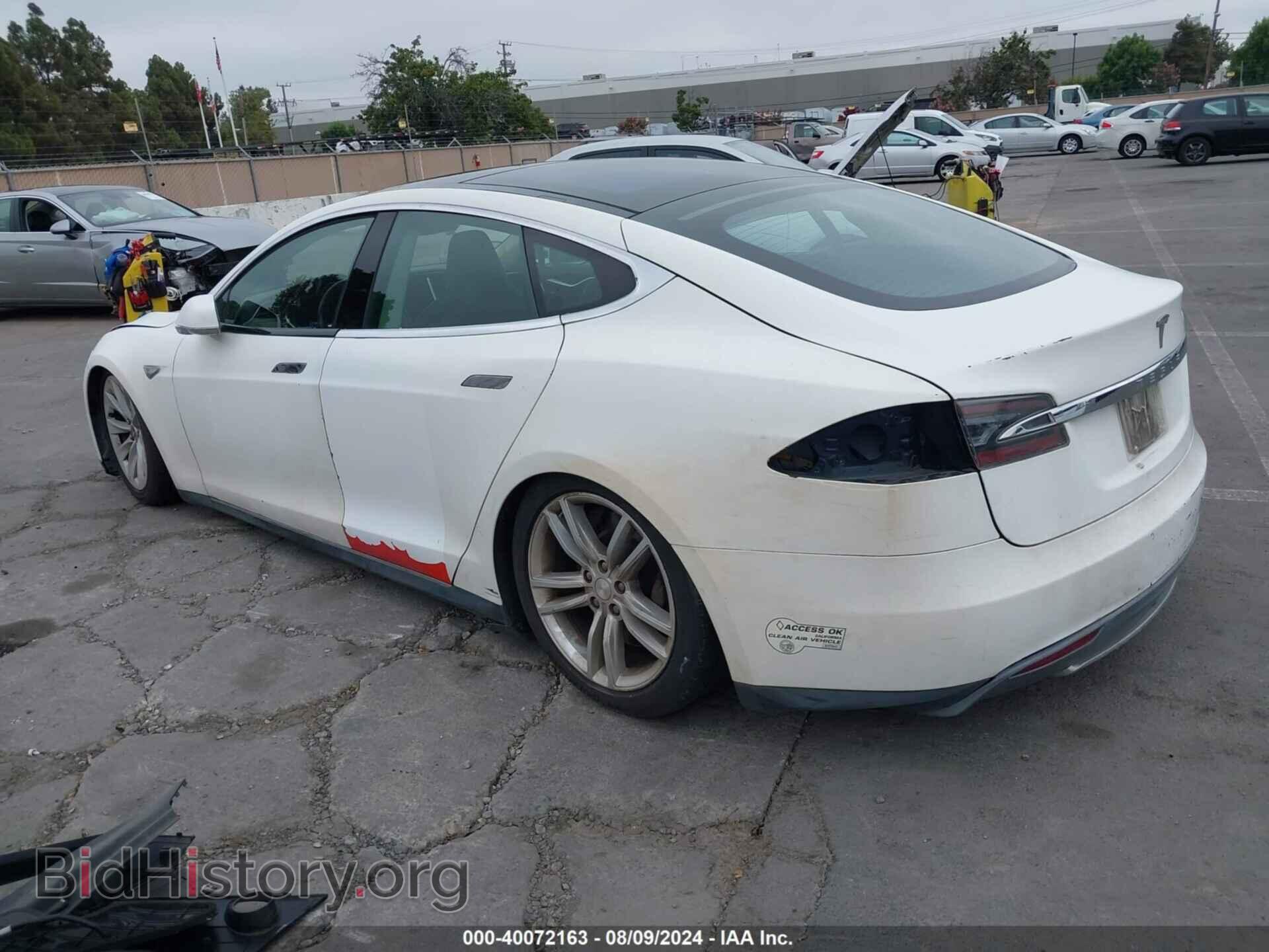 2014 TESLA MODEL S - VIN: 5YJSA1H14EFP36571 - Фото 3