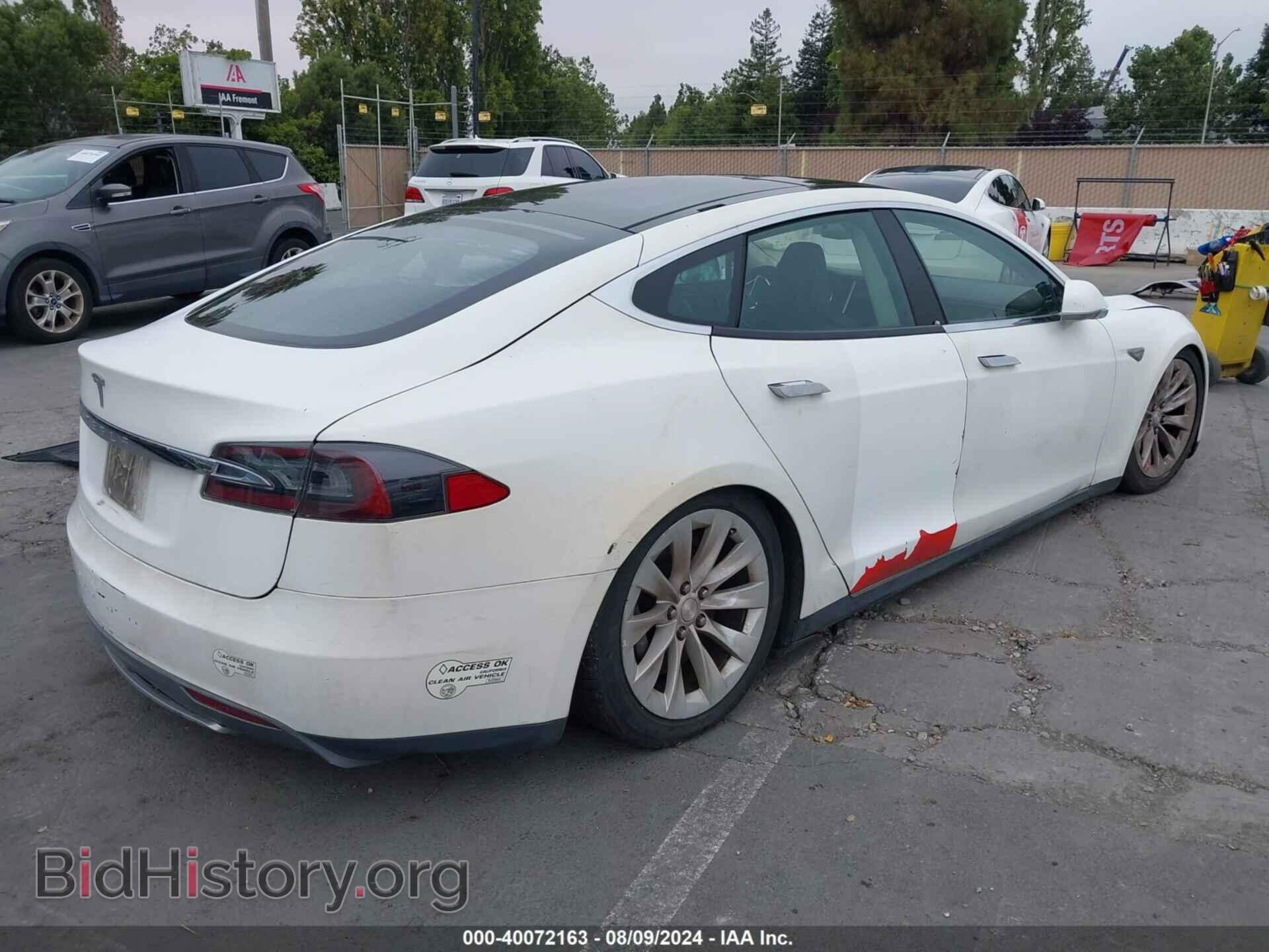 2014 TESLA MODEL S - VIN: 5YJSA1H14EFP36571 - Фото 4