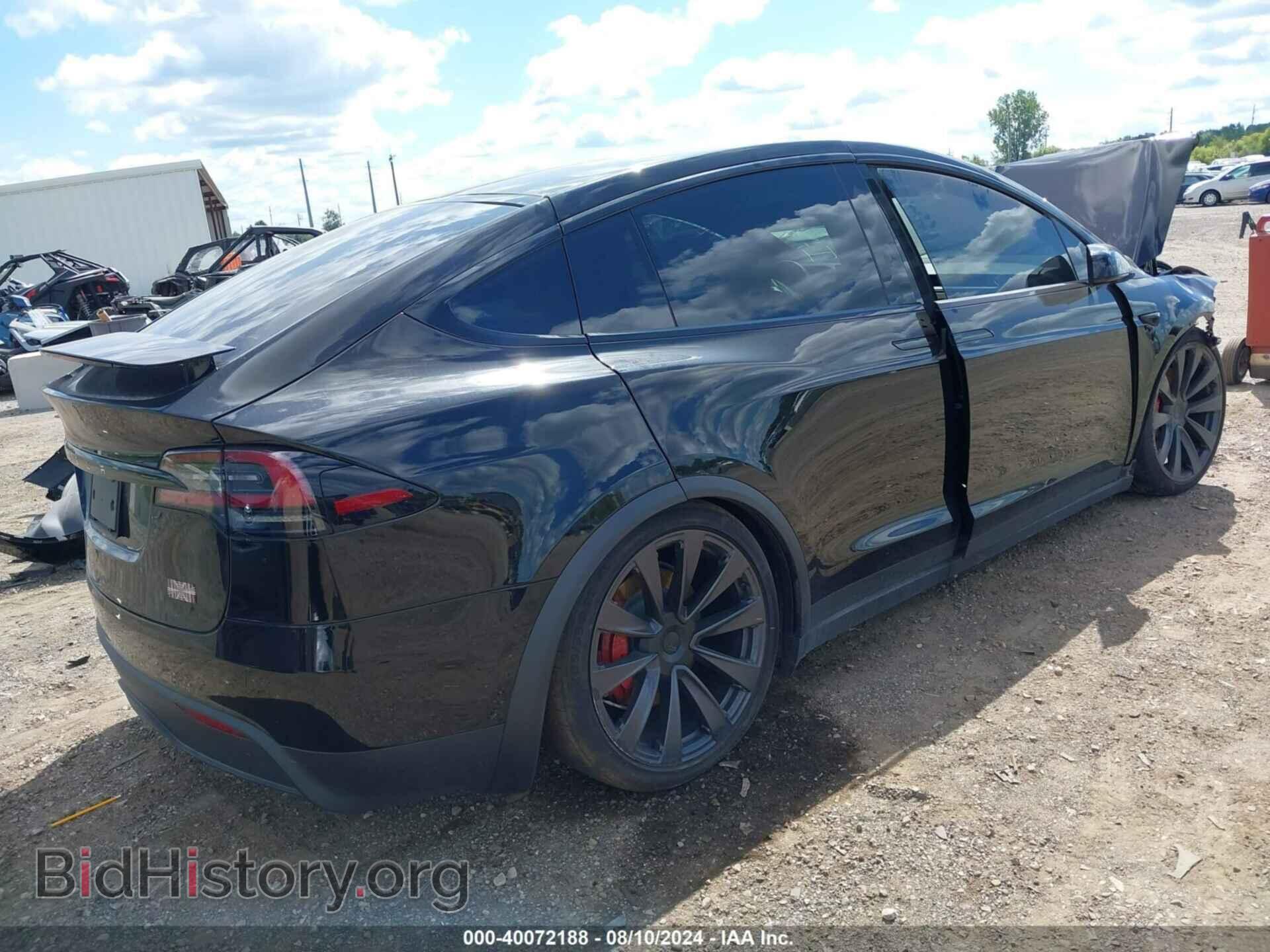 2024 TESLA MODEL X - VIN: 7SAXCBE66RF445343 - Фото 4