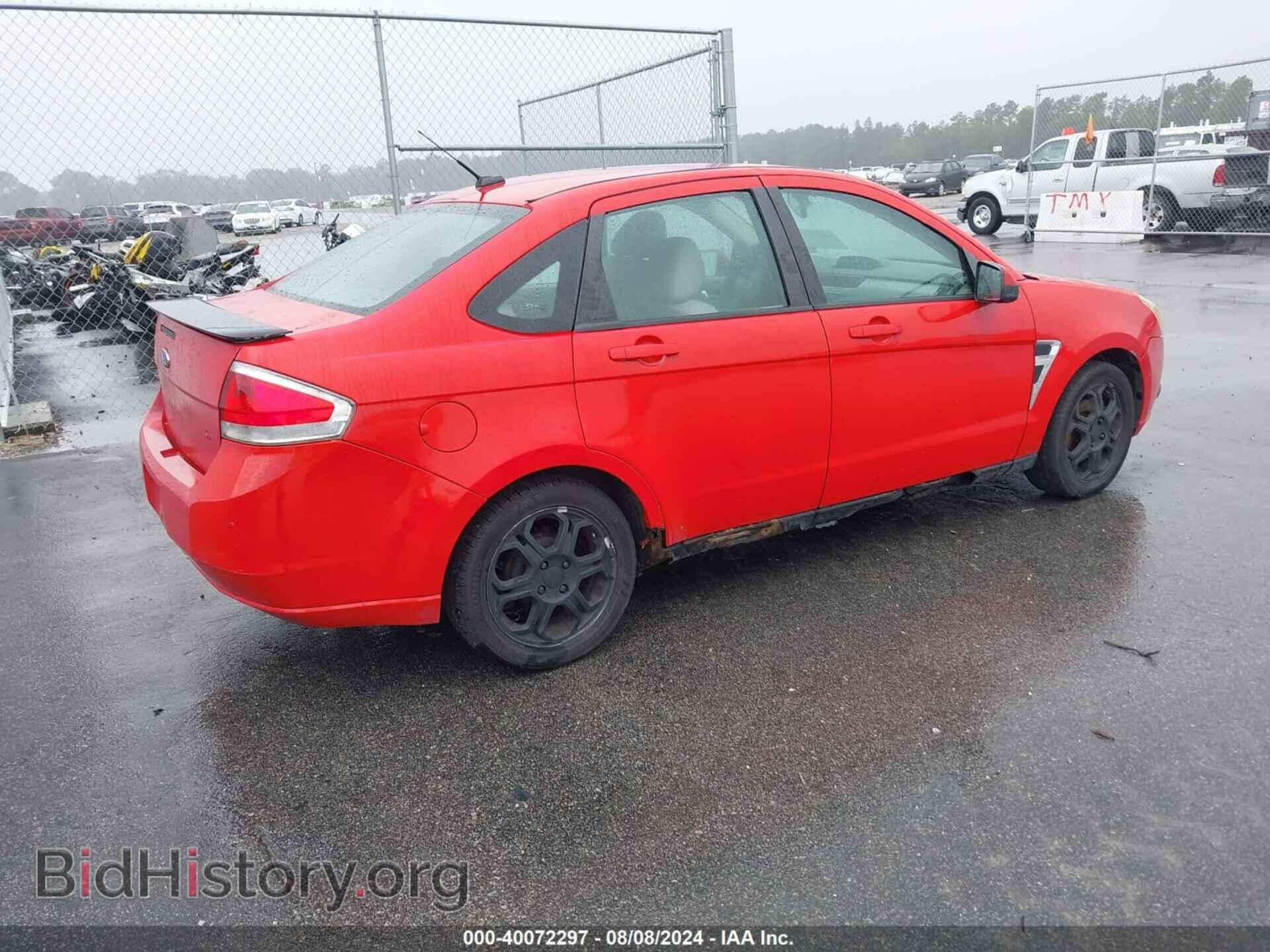 2008 FORD FOCUS - VIN: 1FAHP35N98W140132 - Фото 4