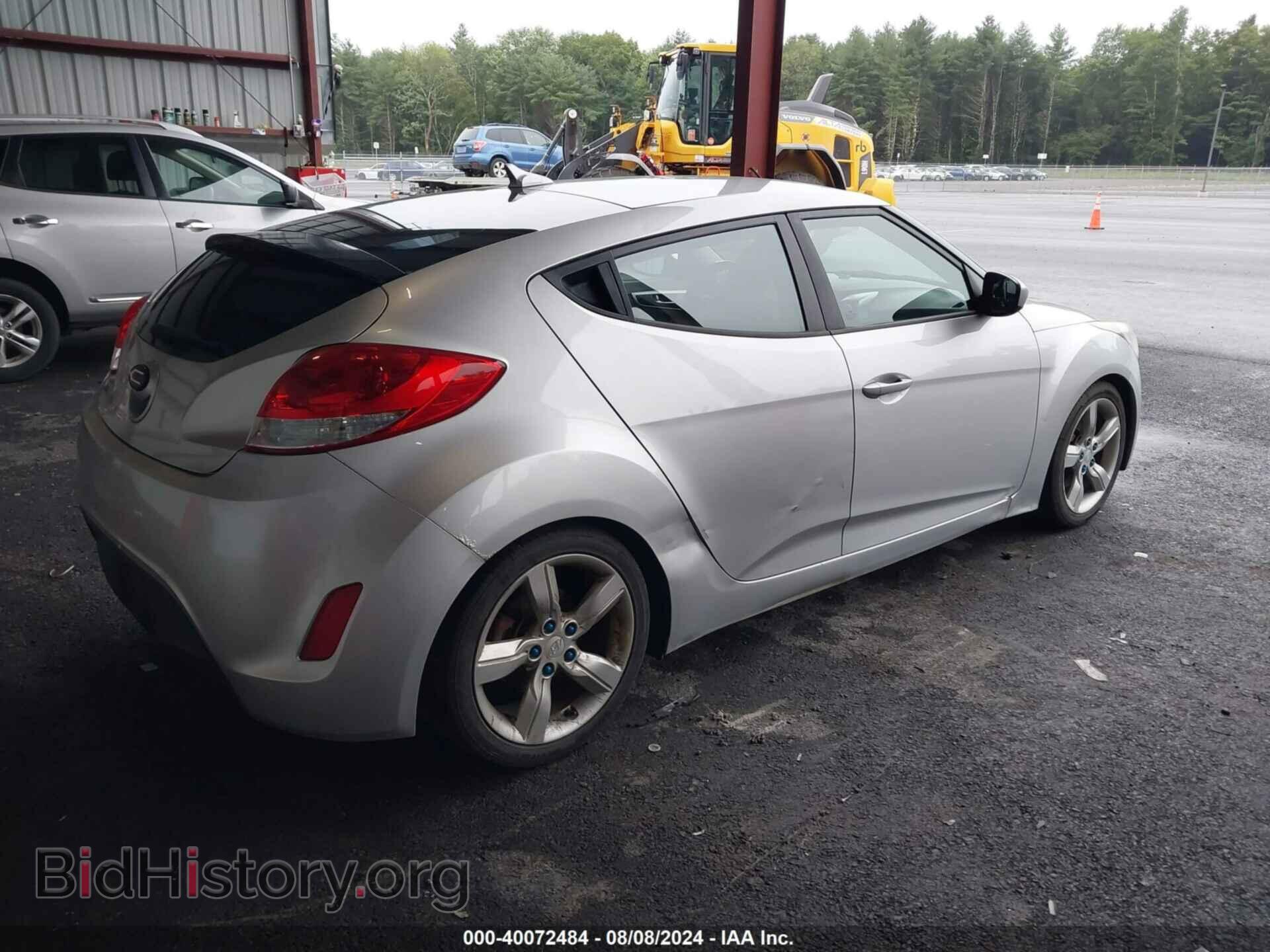 2012 HYUNDAI VELOSTER - VIN: KMHTC6ADXCU077721 - Фото 4