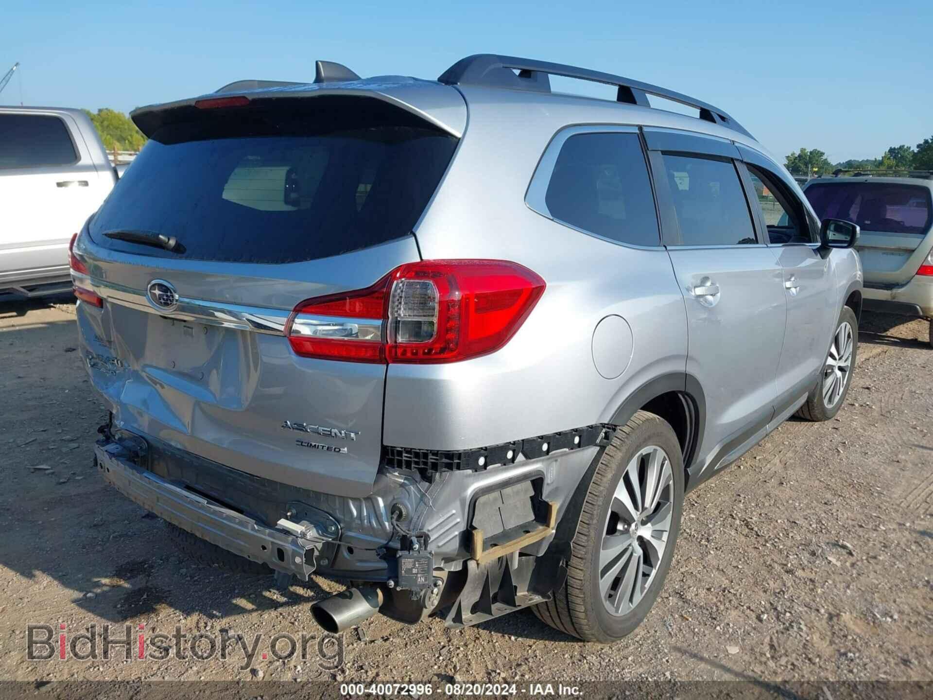 2020 SUBARU ASCENT - VIN: 4S4WMAPD2L3419107 - Фото 4