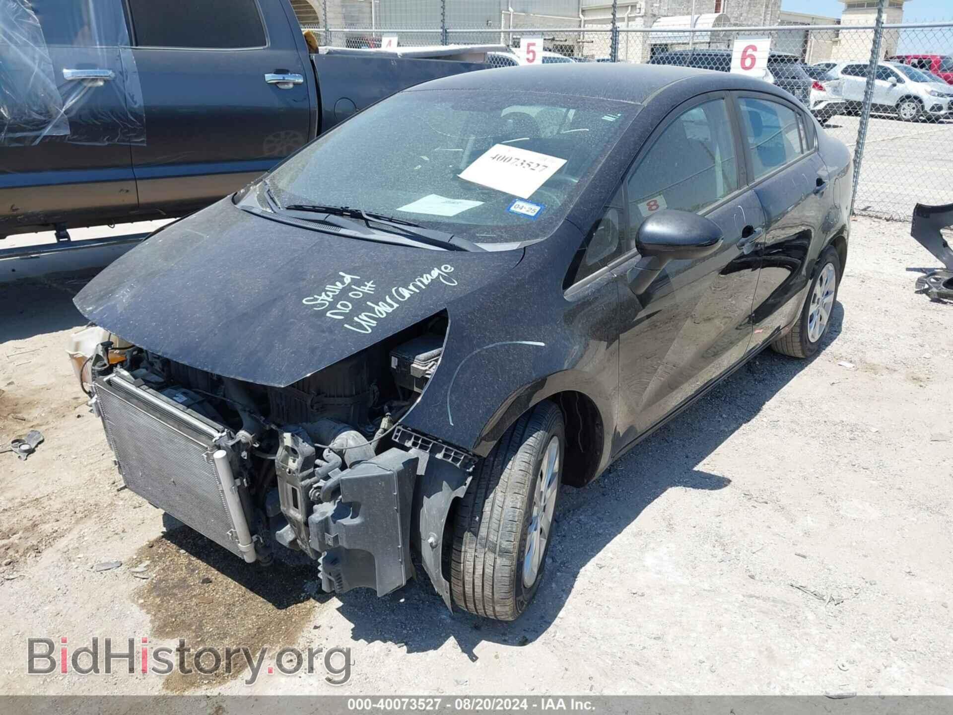 2017 KIA RIO - VIN: KNADM4A36H6105279 - Фото 2