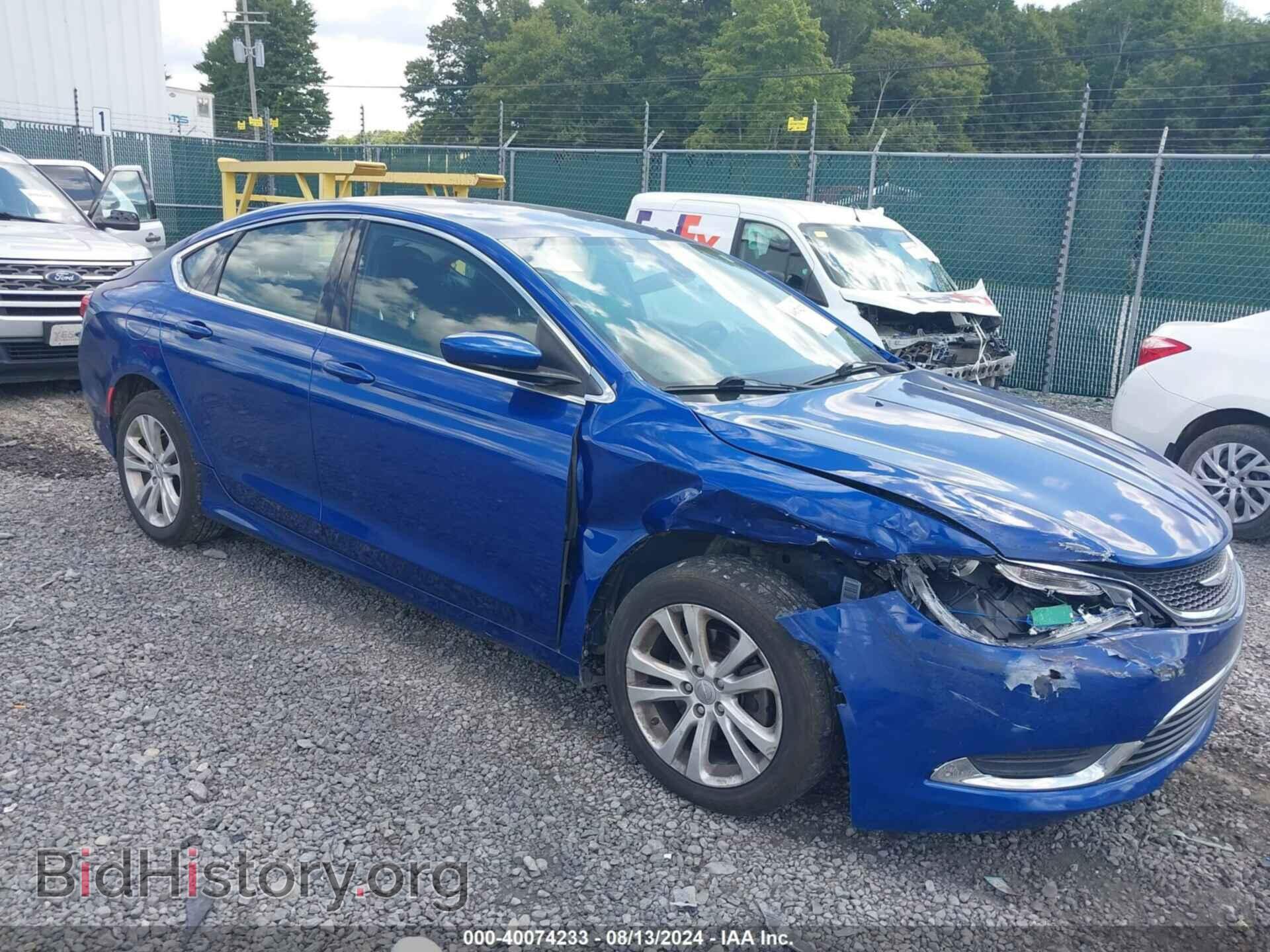 Фотография 1C3CCCAB0FN593381 - CHRYSLER 200 2015