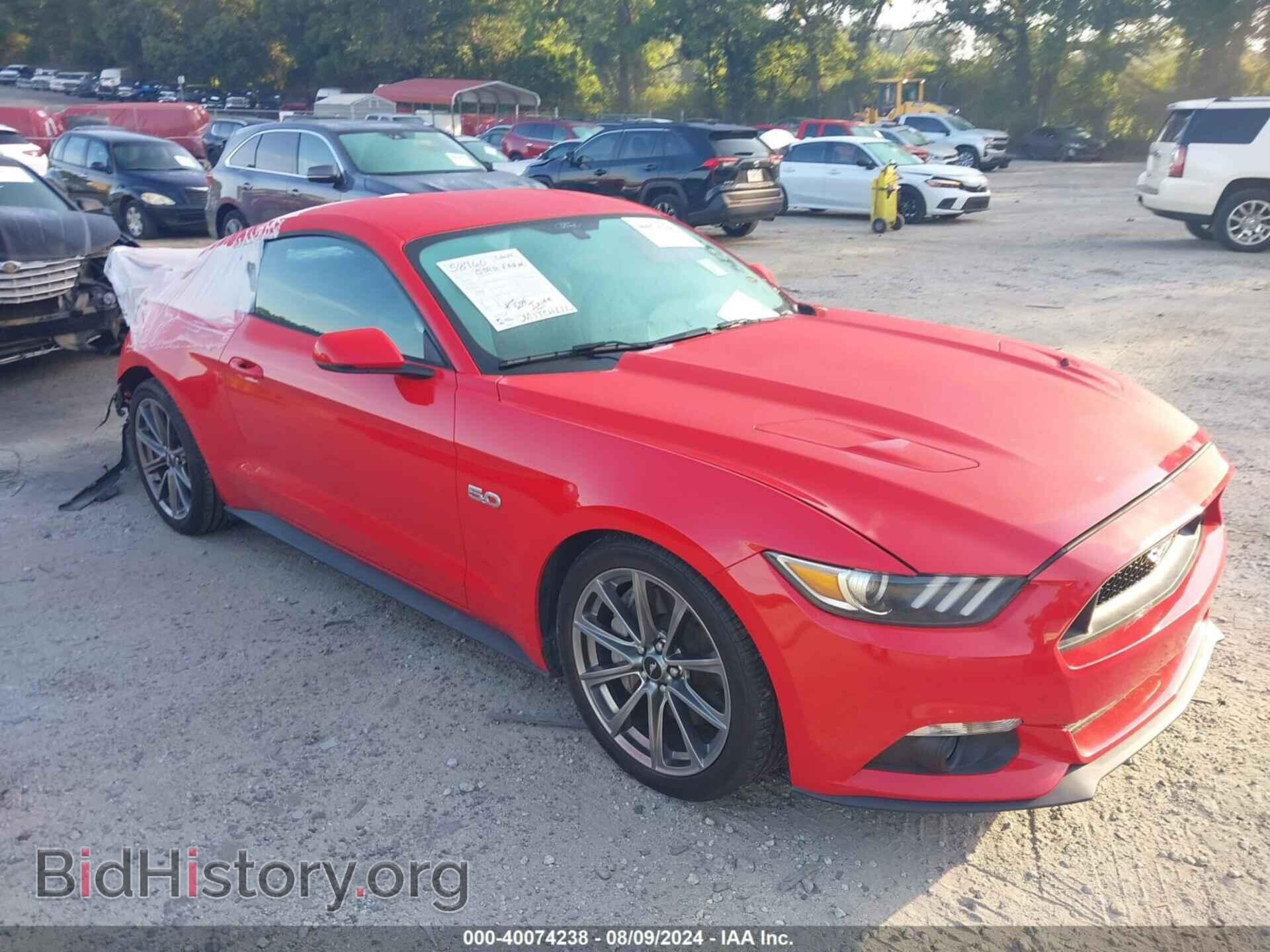 Фотография 1FA6P8CF6F5320851 - FORD MUSTANG 2015
