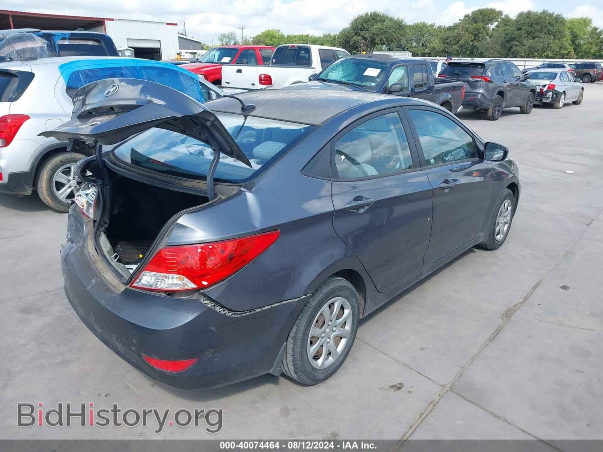 2013 HYUNDAI ACCENT - VIN: KMHCT4AE7DU428244 - Фото 4