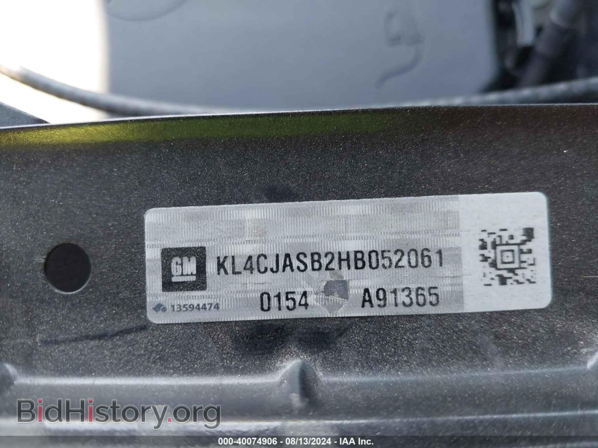 2017 BUICK ENCORE - VIN: KL4CJASB2HB052061 - Фото 9