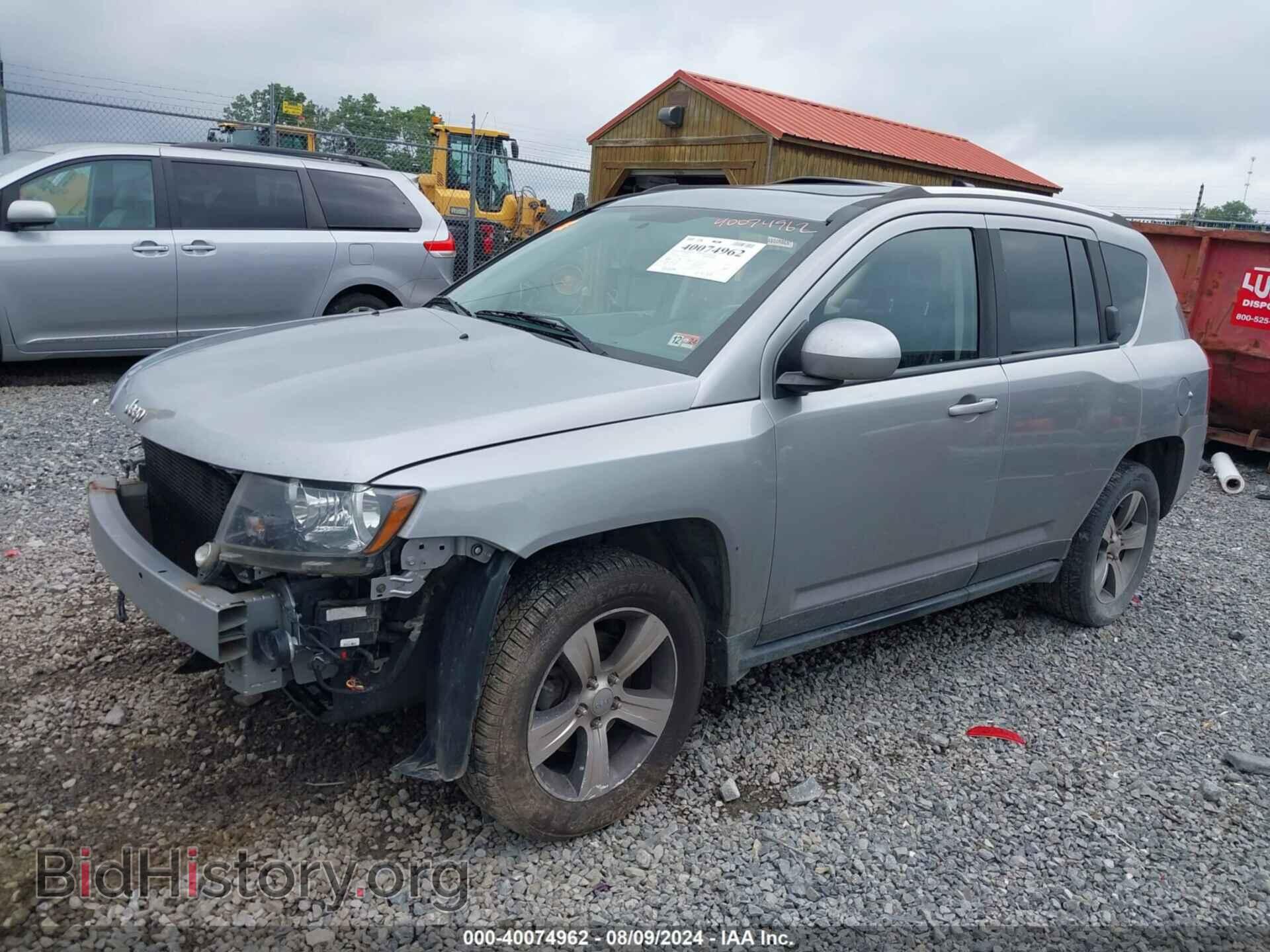 2016 JEEP COMPASS - VIN: 1C4NJDEB3GD767848 - Фото 2