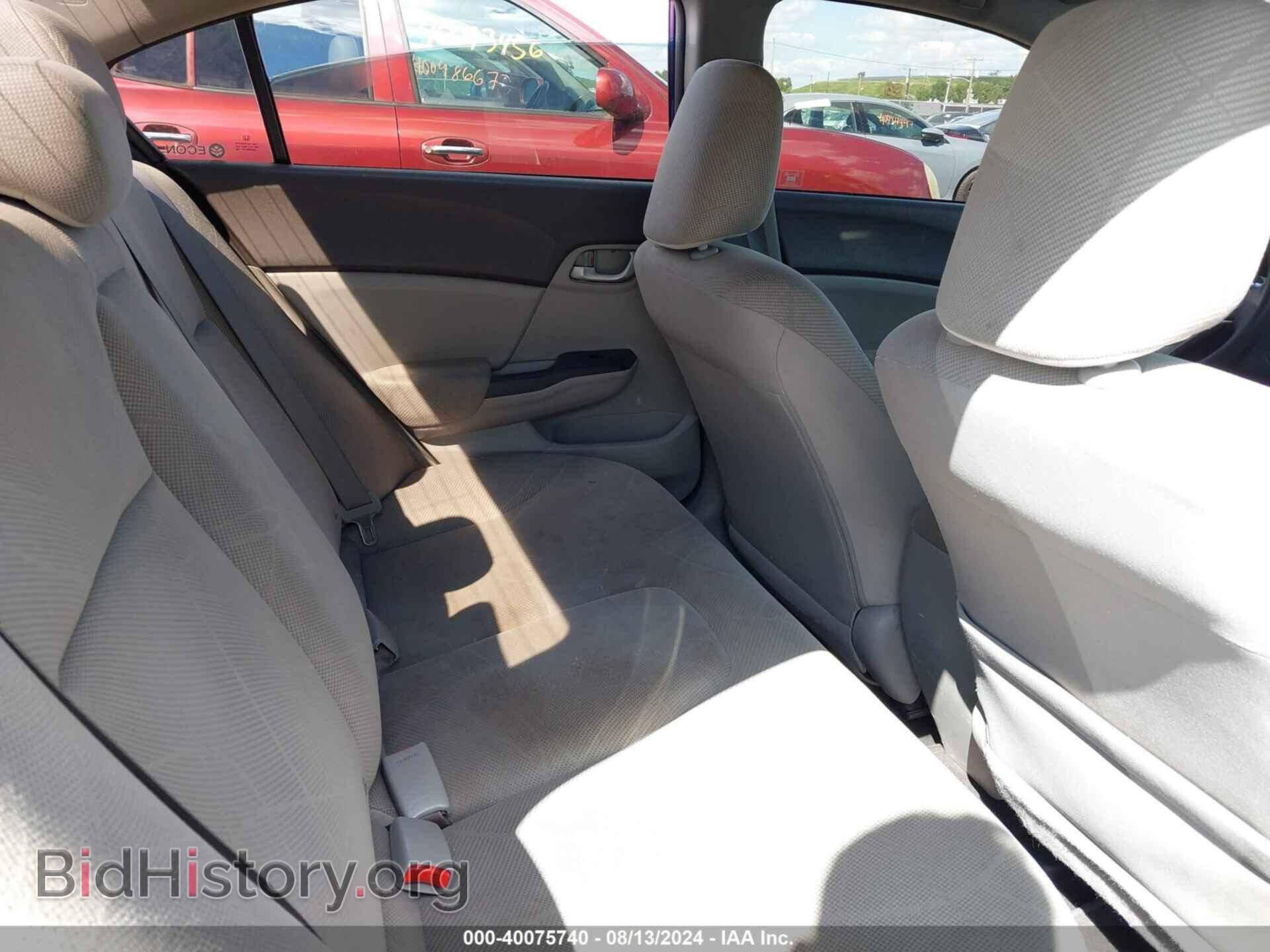2012 HONDA CIVIC - VIN: 2HGFB2F54CH510243 - Фото 8