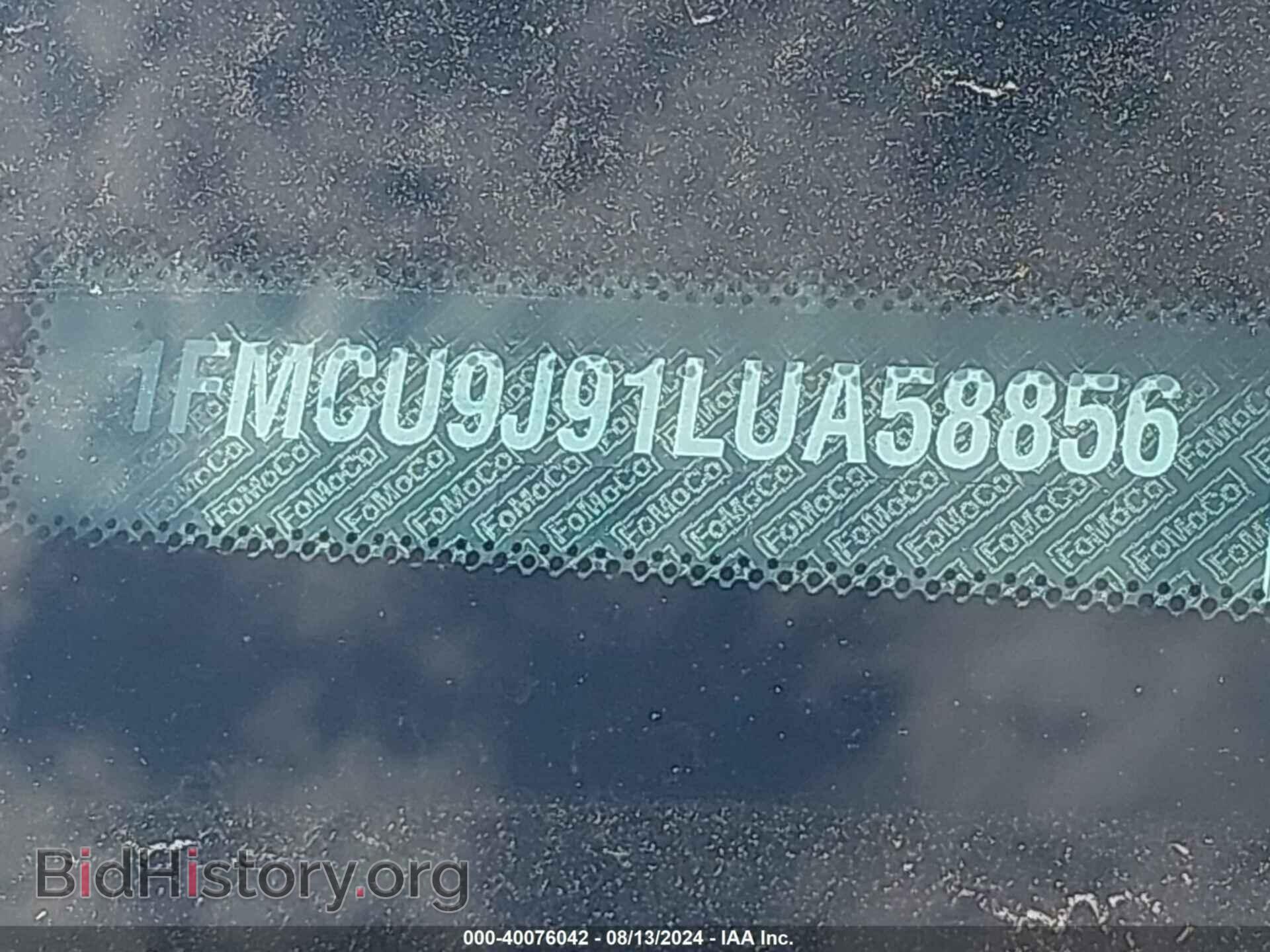2020 FORD ESCAPE - VIN: 1FMCU9J91LUA58856 - Фото 9