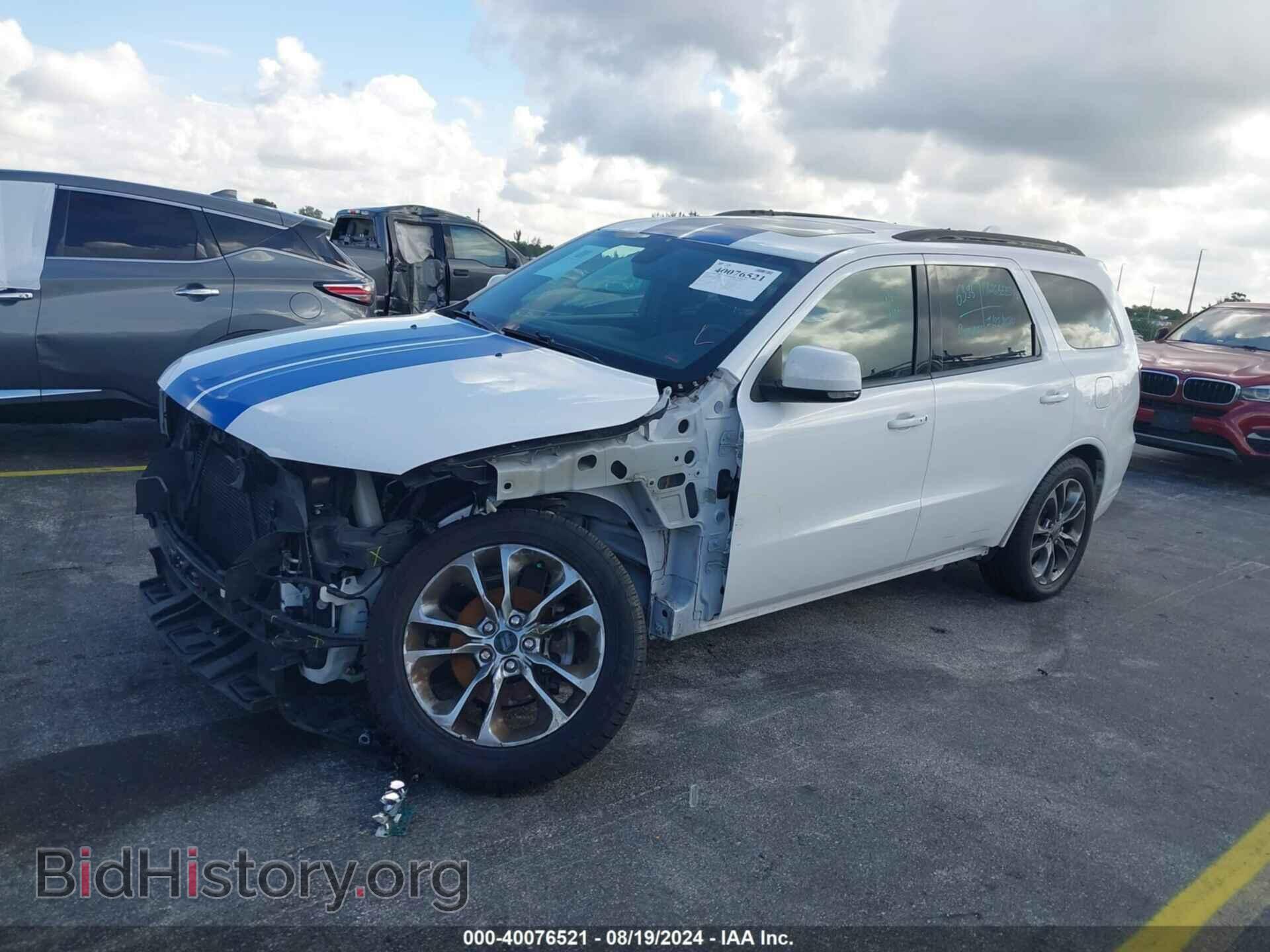 2019 DODGE DURANGO - VIN: 1C4RDJDG4KC722050 - Фото 2