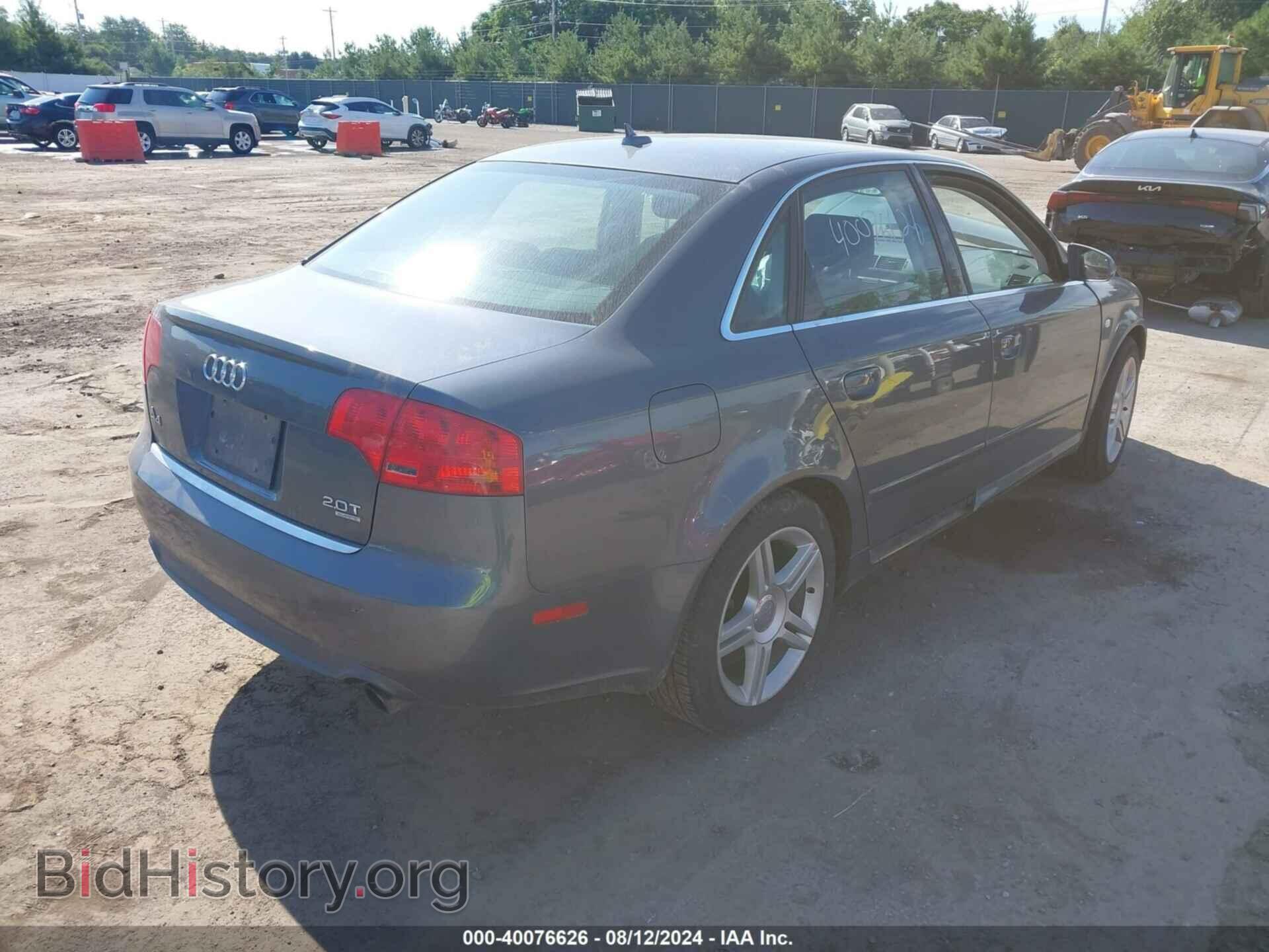 2008 AUDI A4 - VIN: WAUDF78E58A027626 - Фото 4