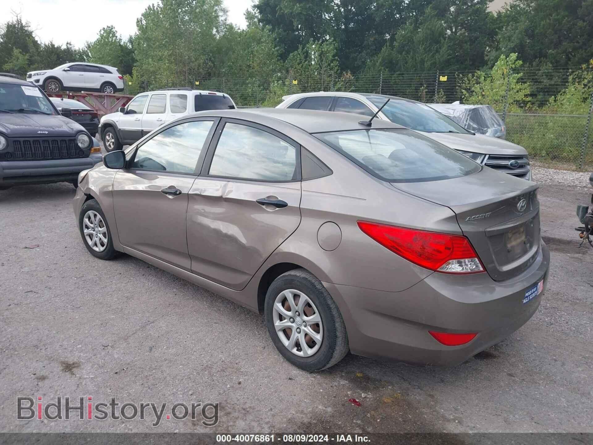 2012 HYUNDAI ACCENT - VIN: KMHCT4AE0CU052825 - Фото 3